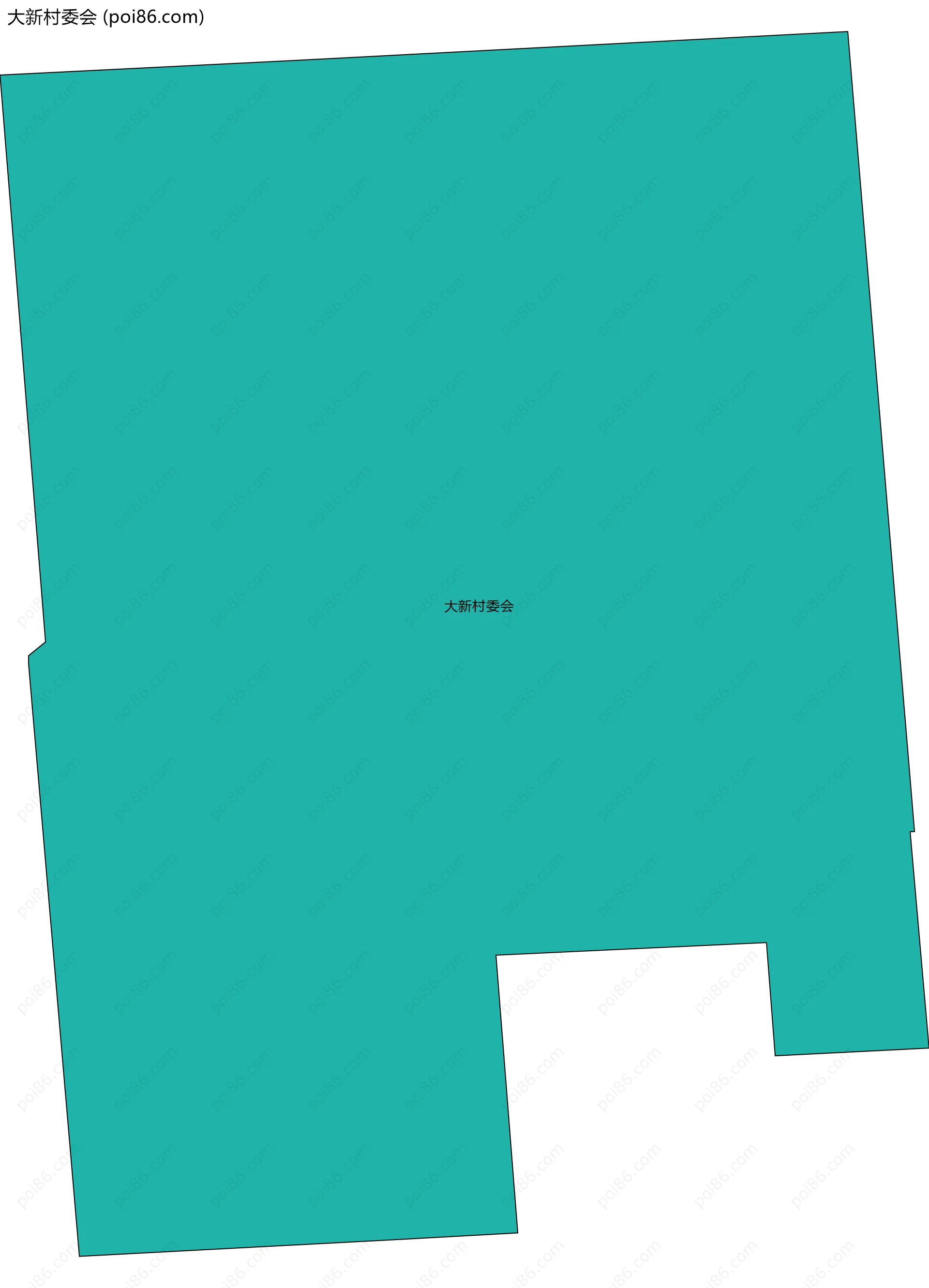 大新村委会边界地图