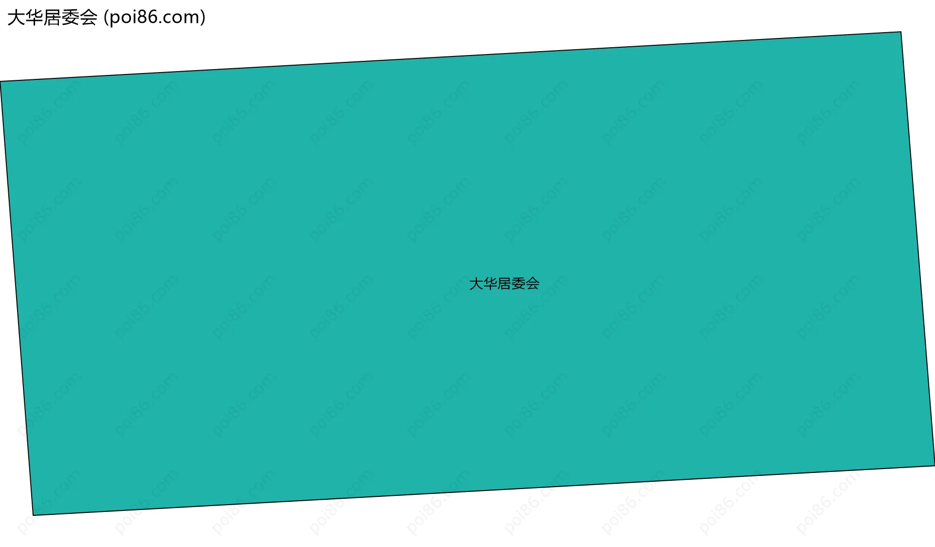 大华居委会边界地图