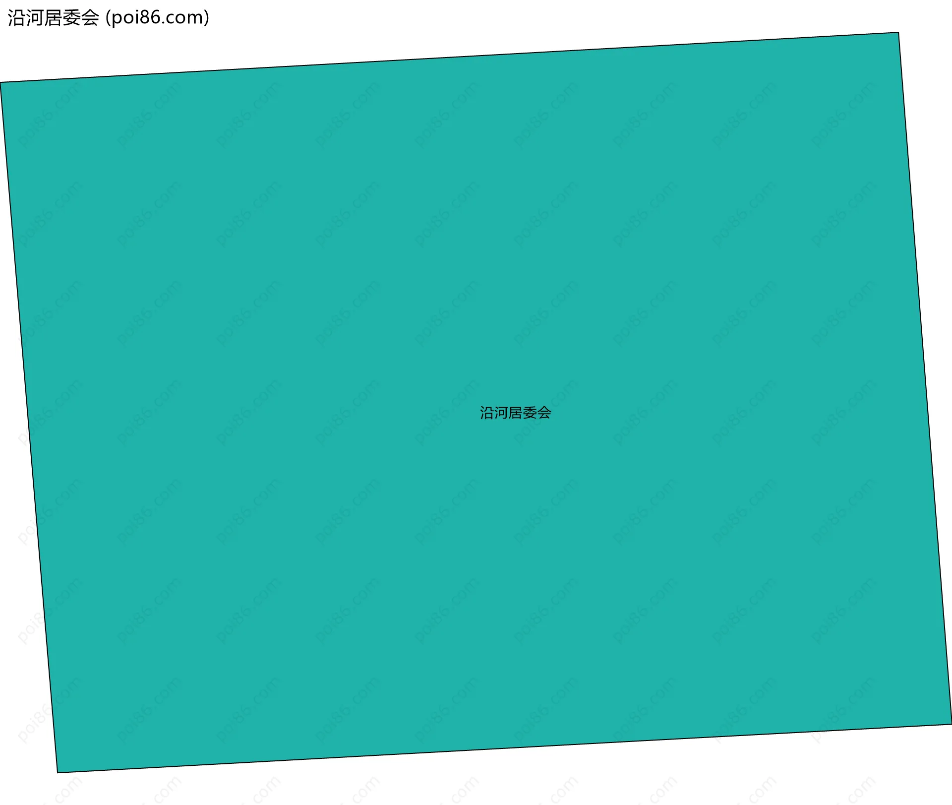 沿河居委会边界地图
