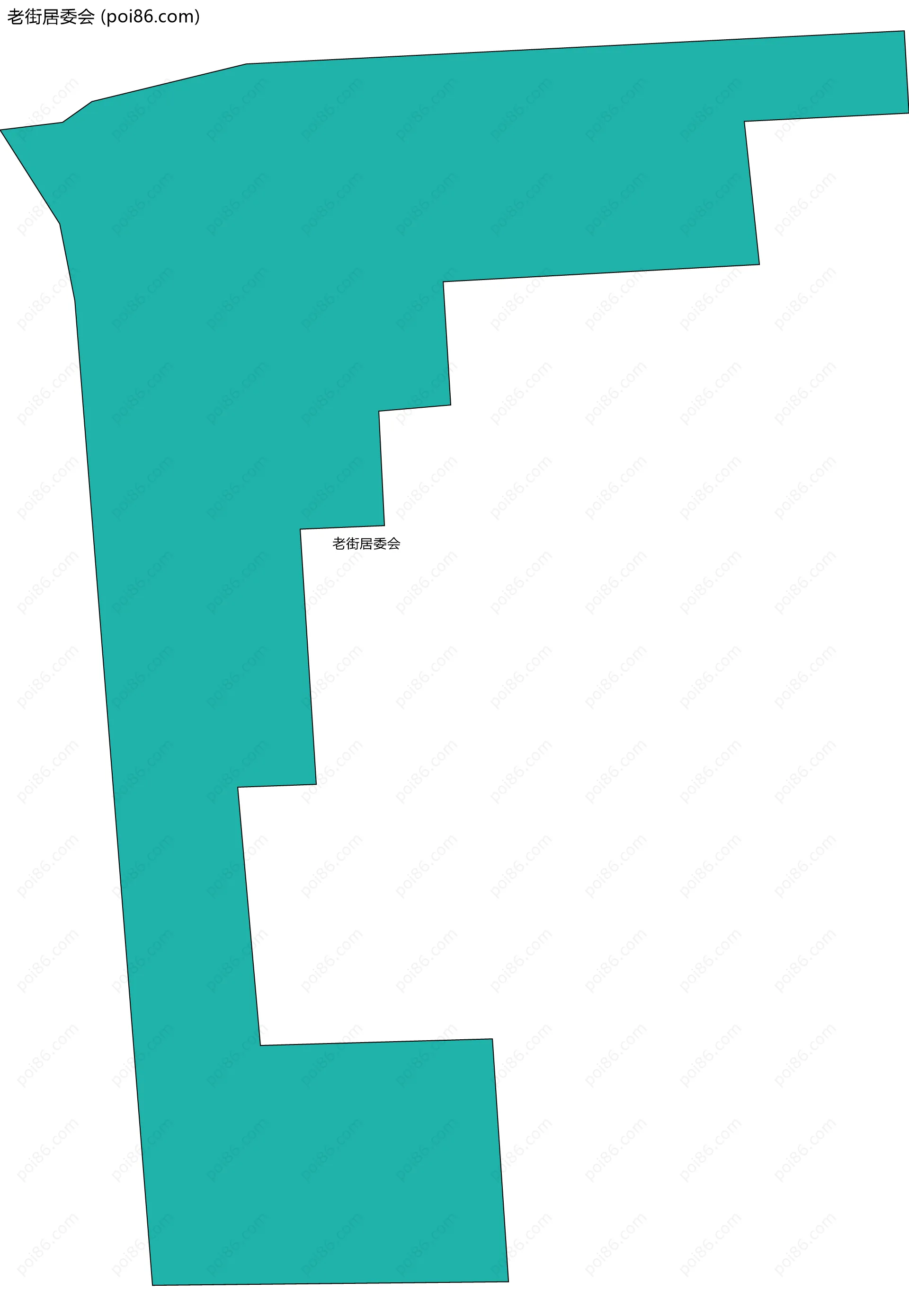 老街居委会边界地图