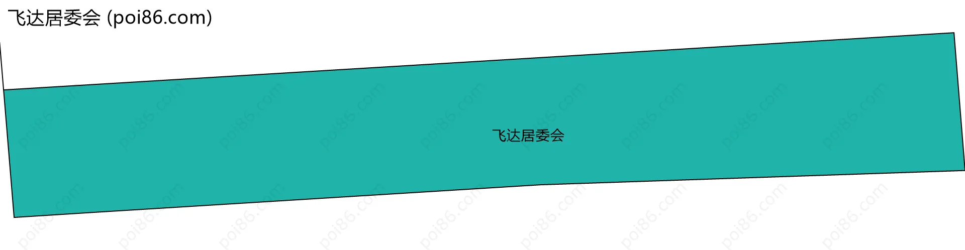 飞达居委会边界地图