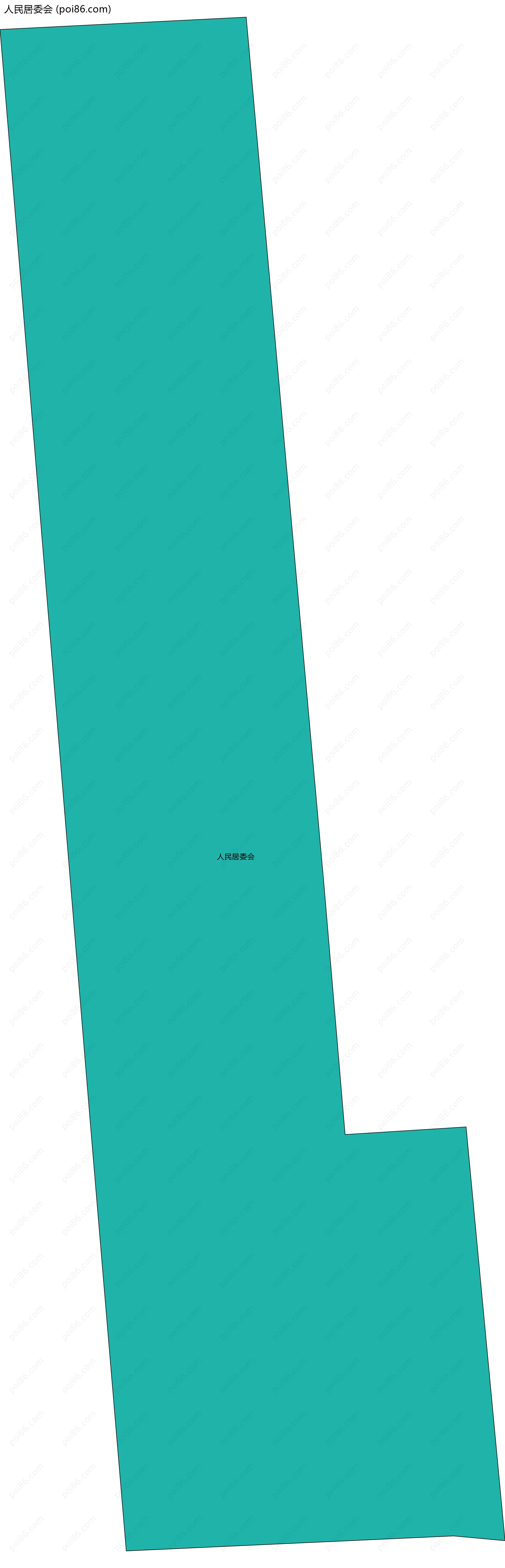 人民居委会边界地图