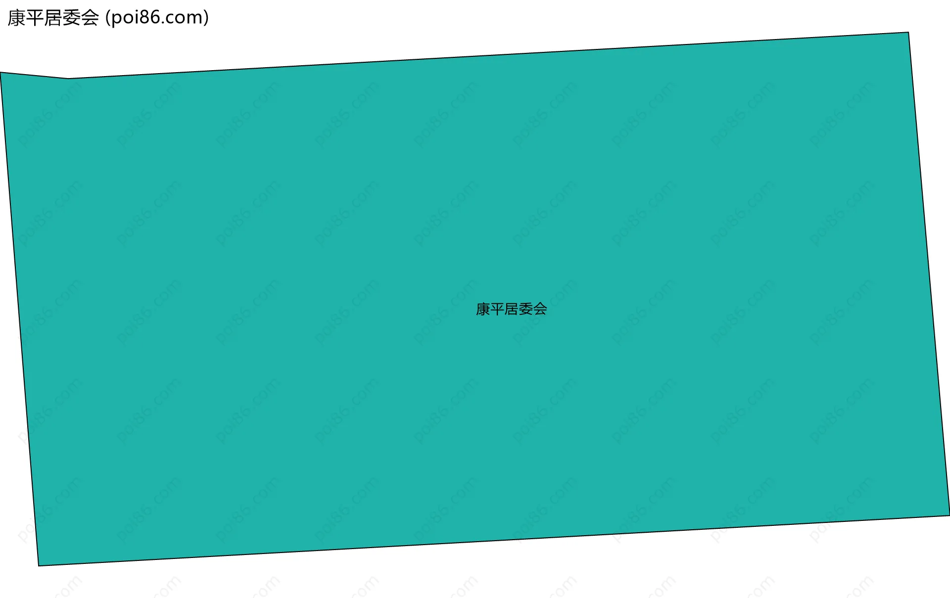 康平居委会边界地图