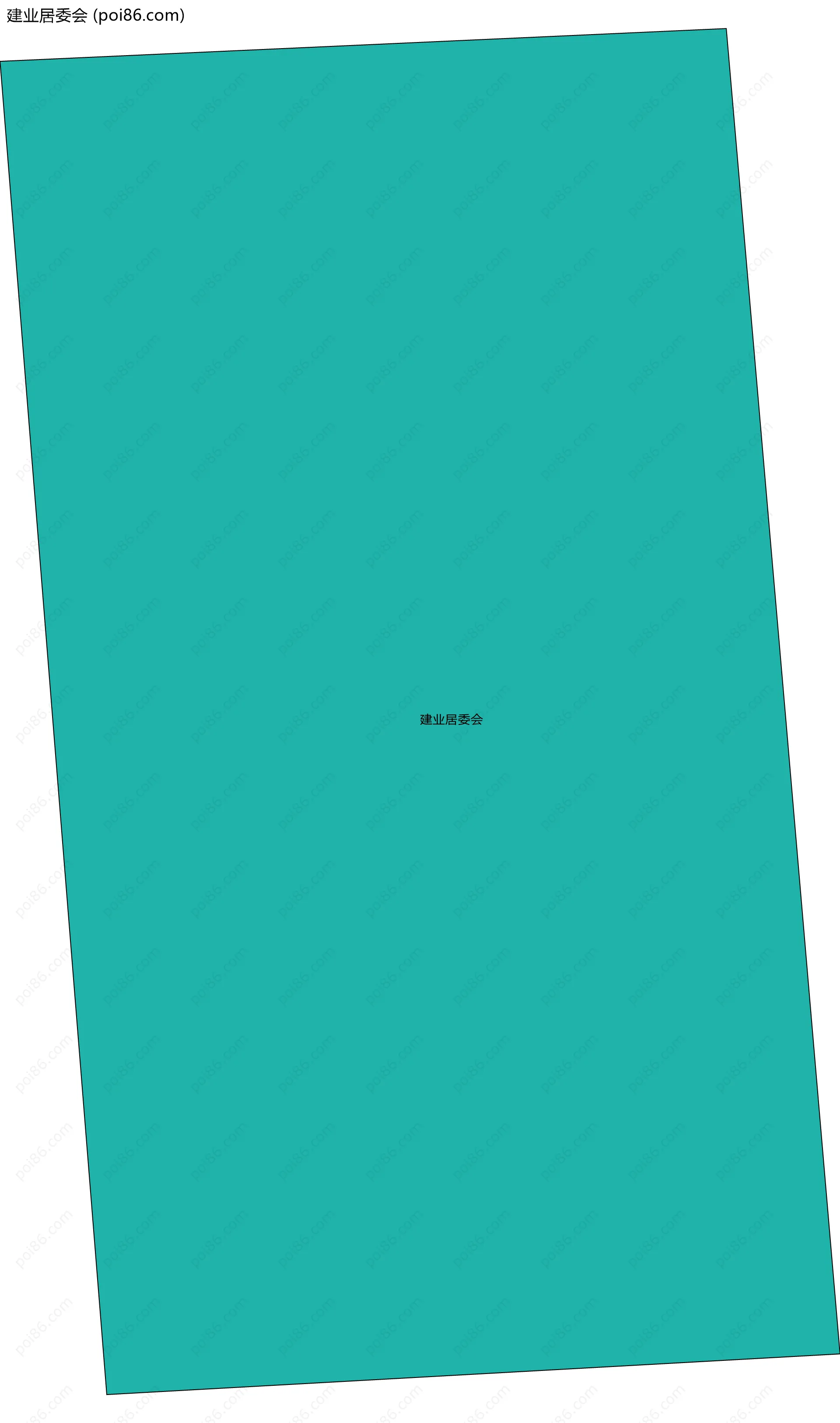 建业居委会边界地图