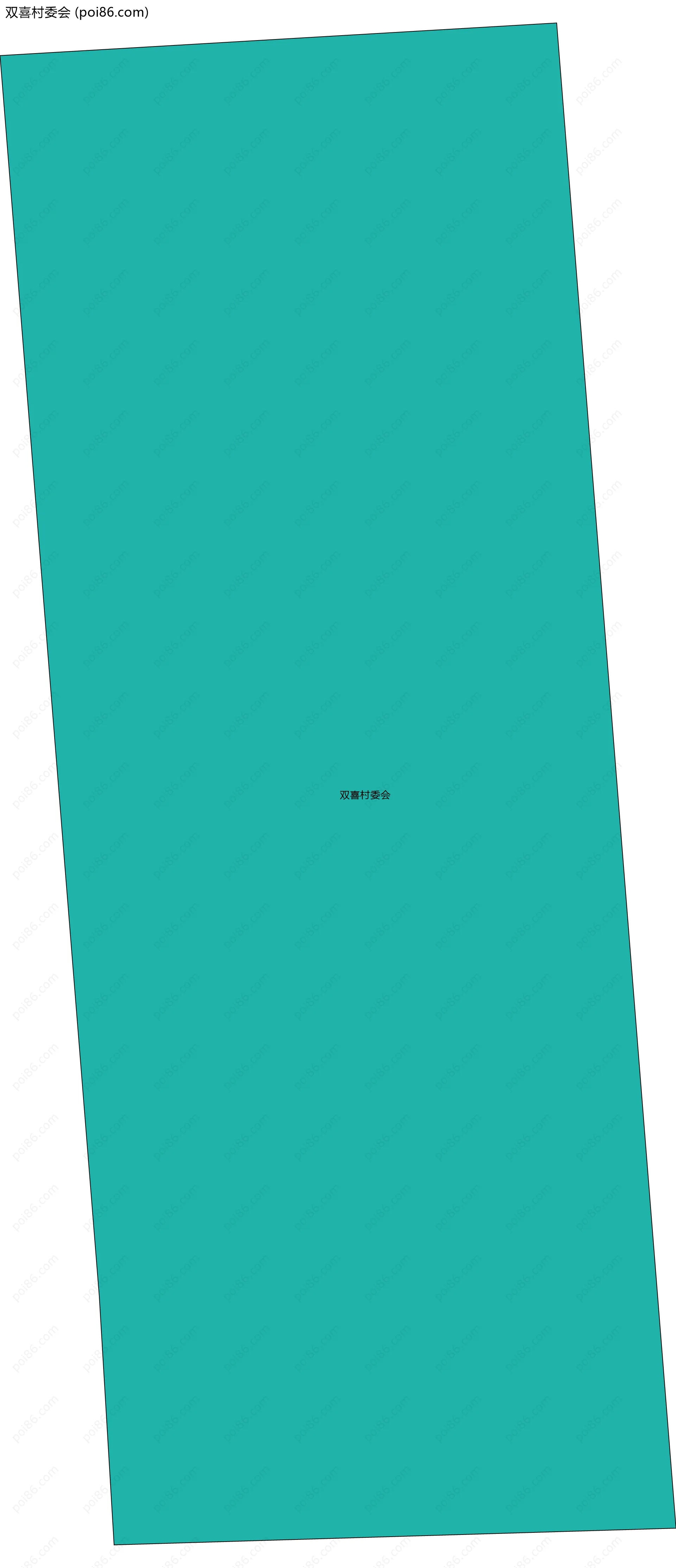 双喜村委会边界地图