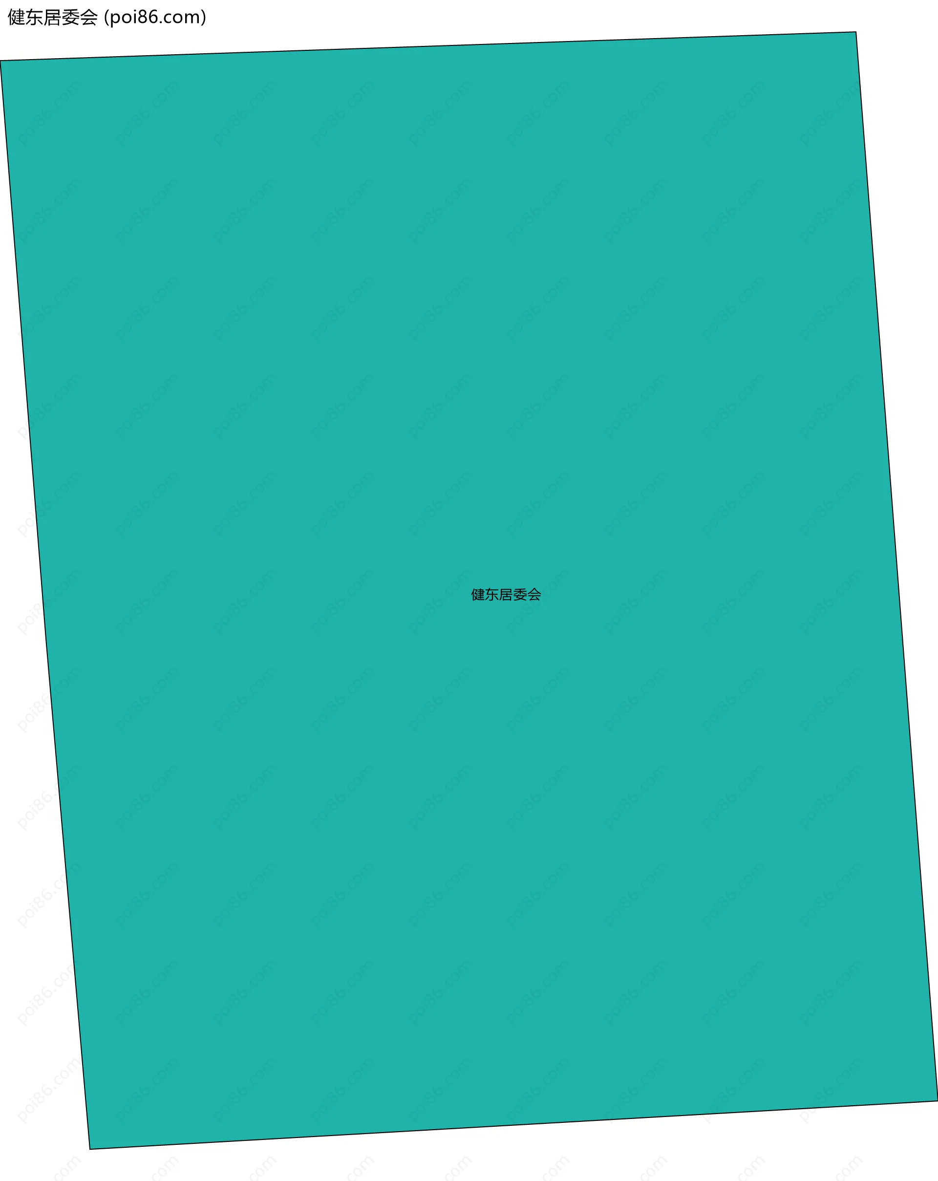 健东居委会边界地图