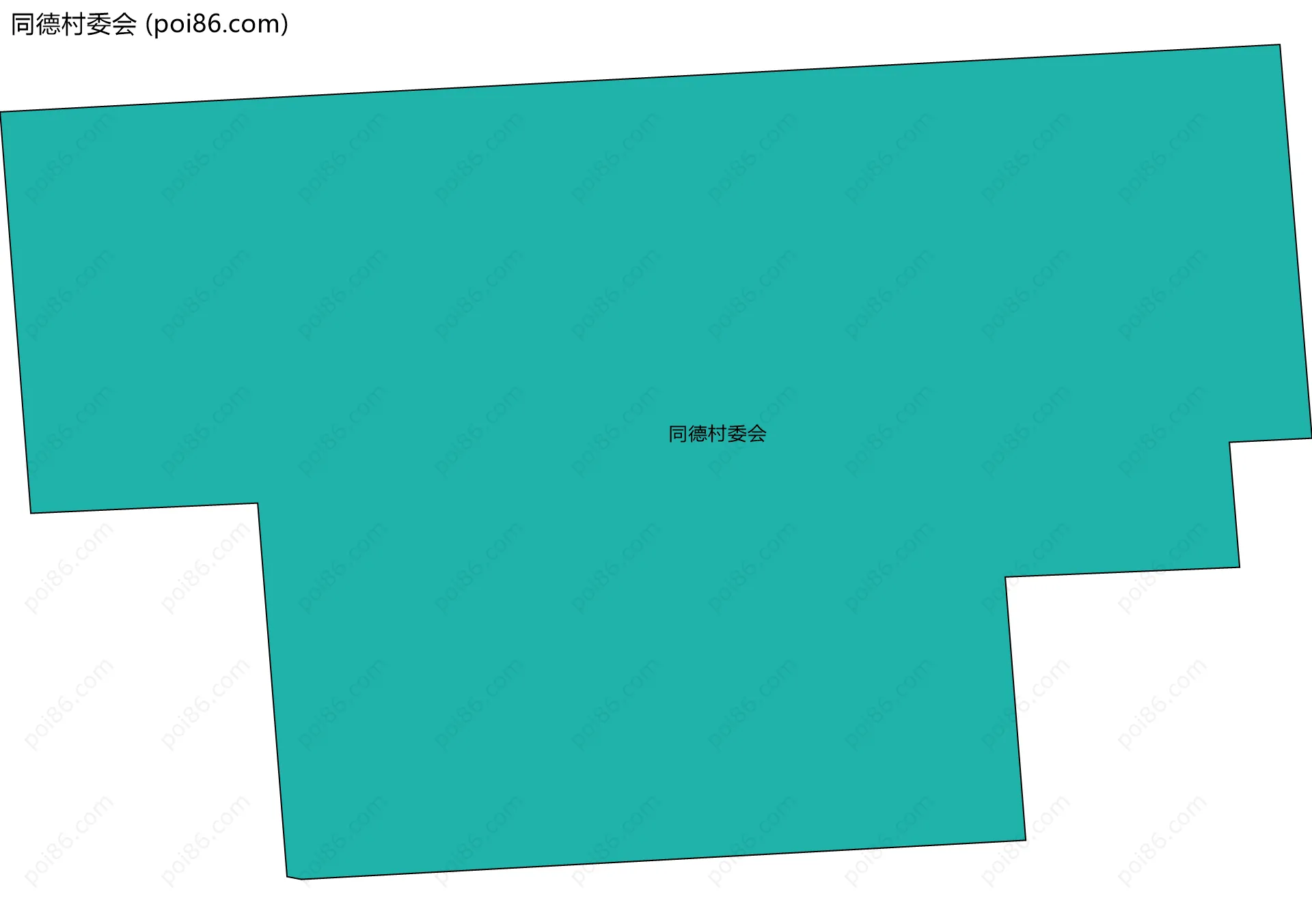 同德村委会边界地图