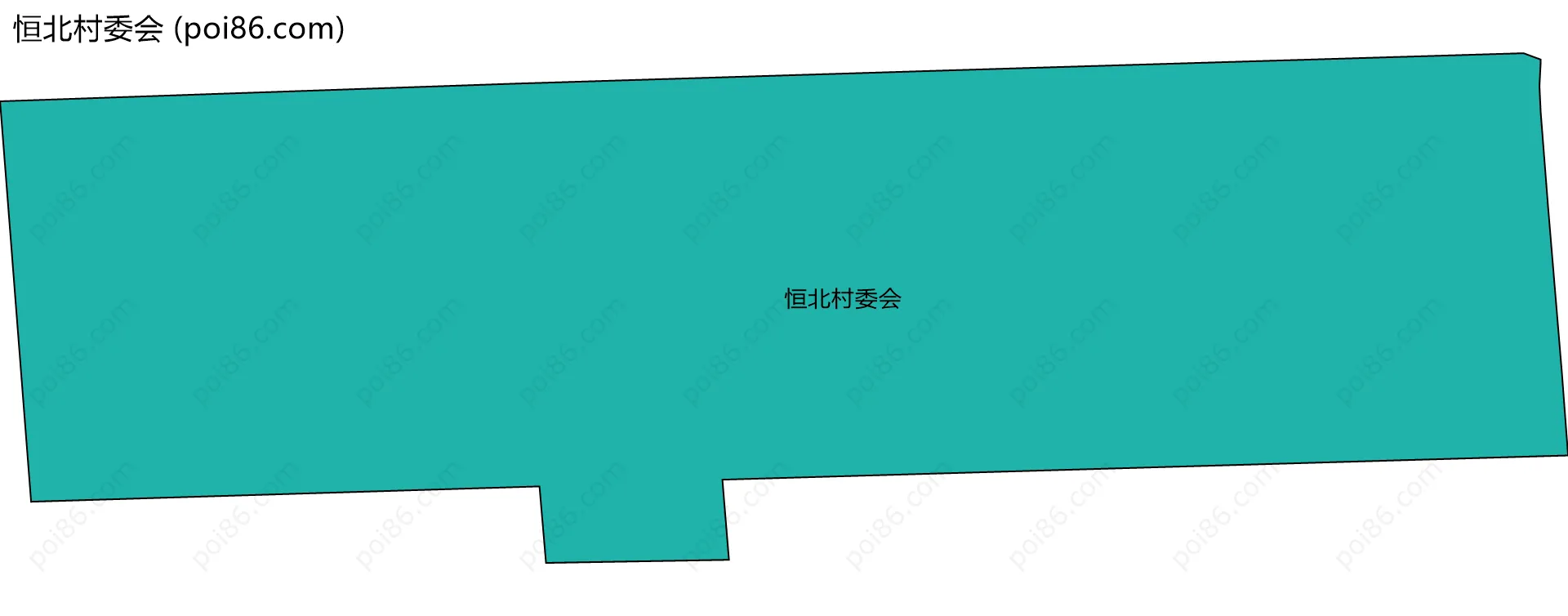 恒北村委会边界地图