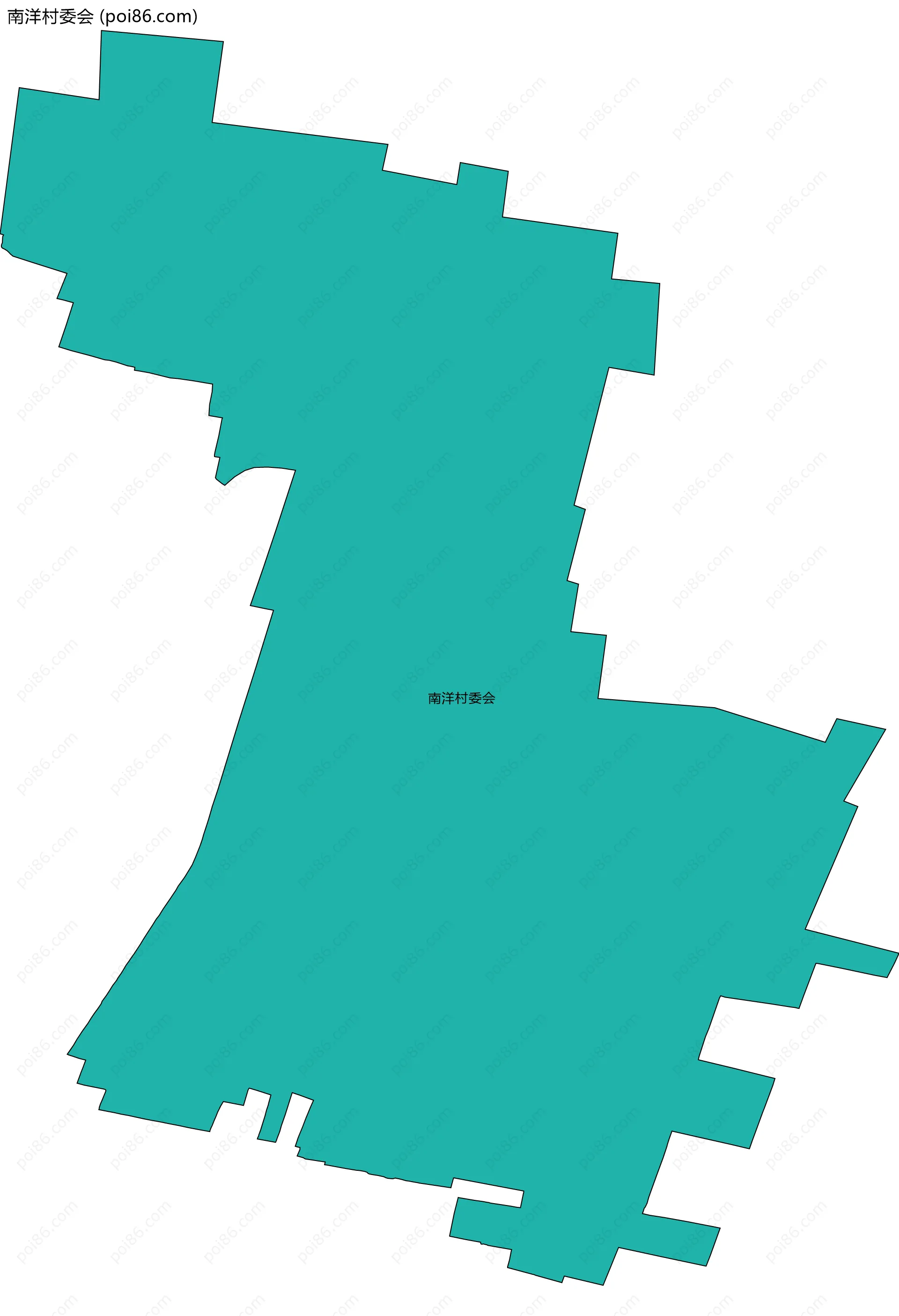 南洋村委会边界地图