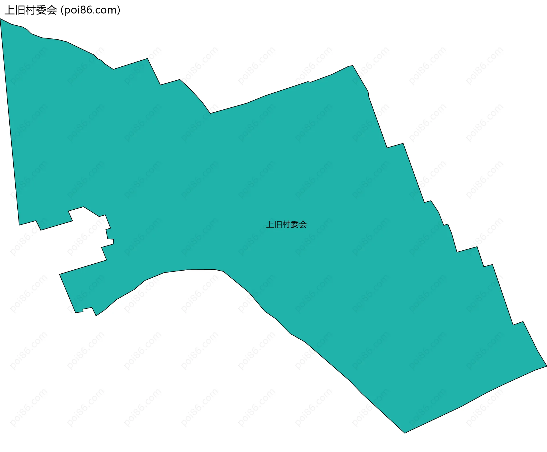 上旧村委会边界地图
