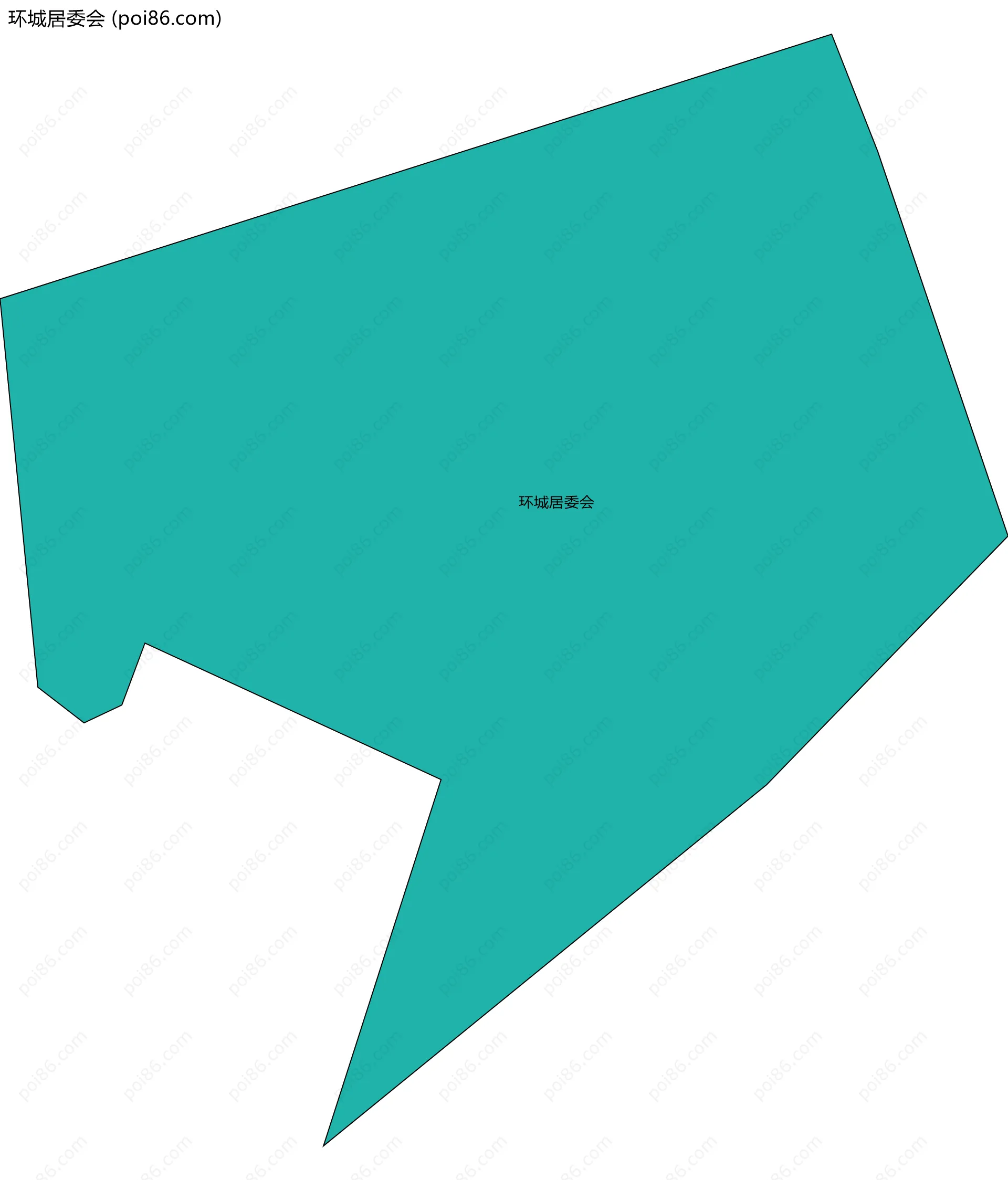 环城居委会边界地图