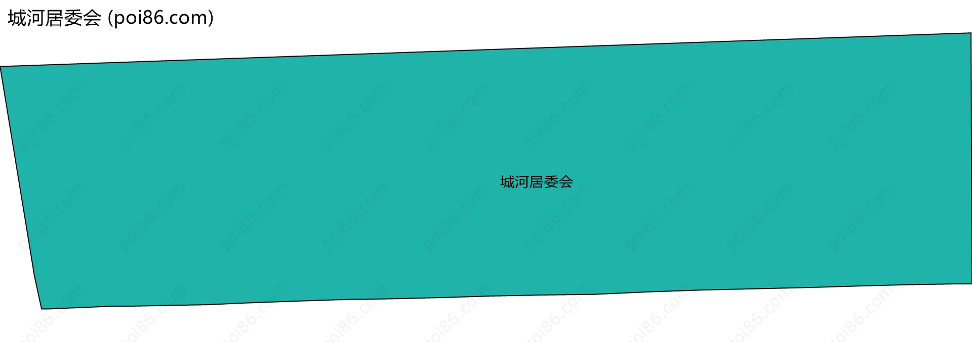 城河居委会边界地图