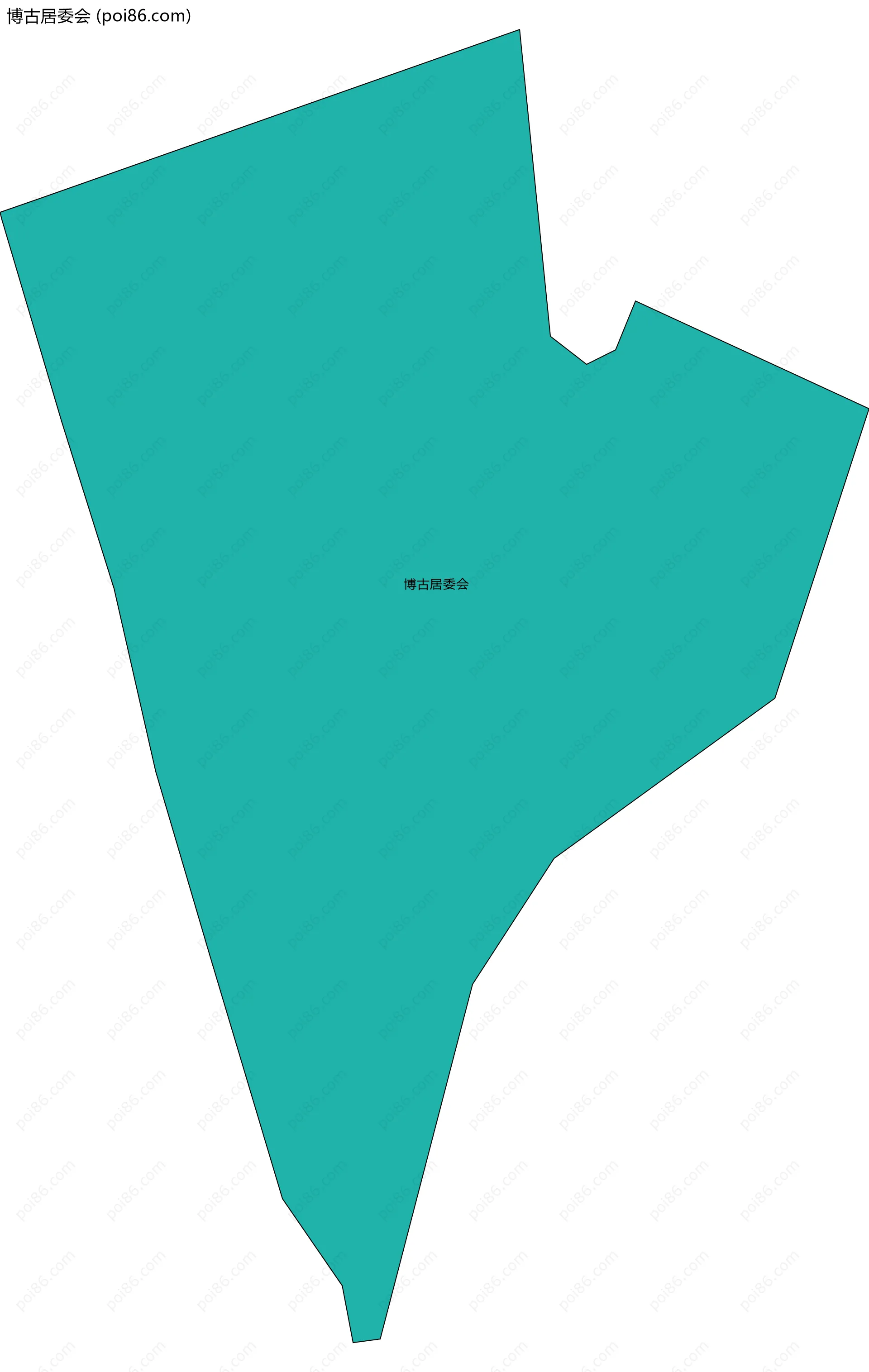 博古居委会边界地图