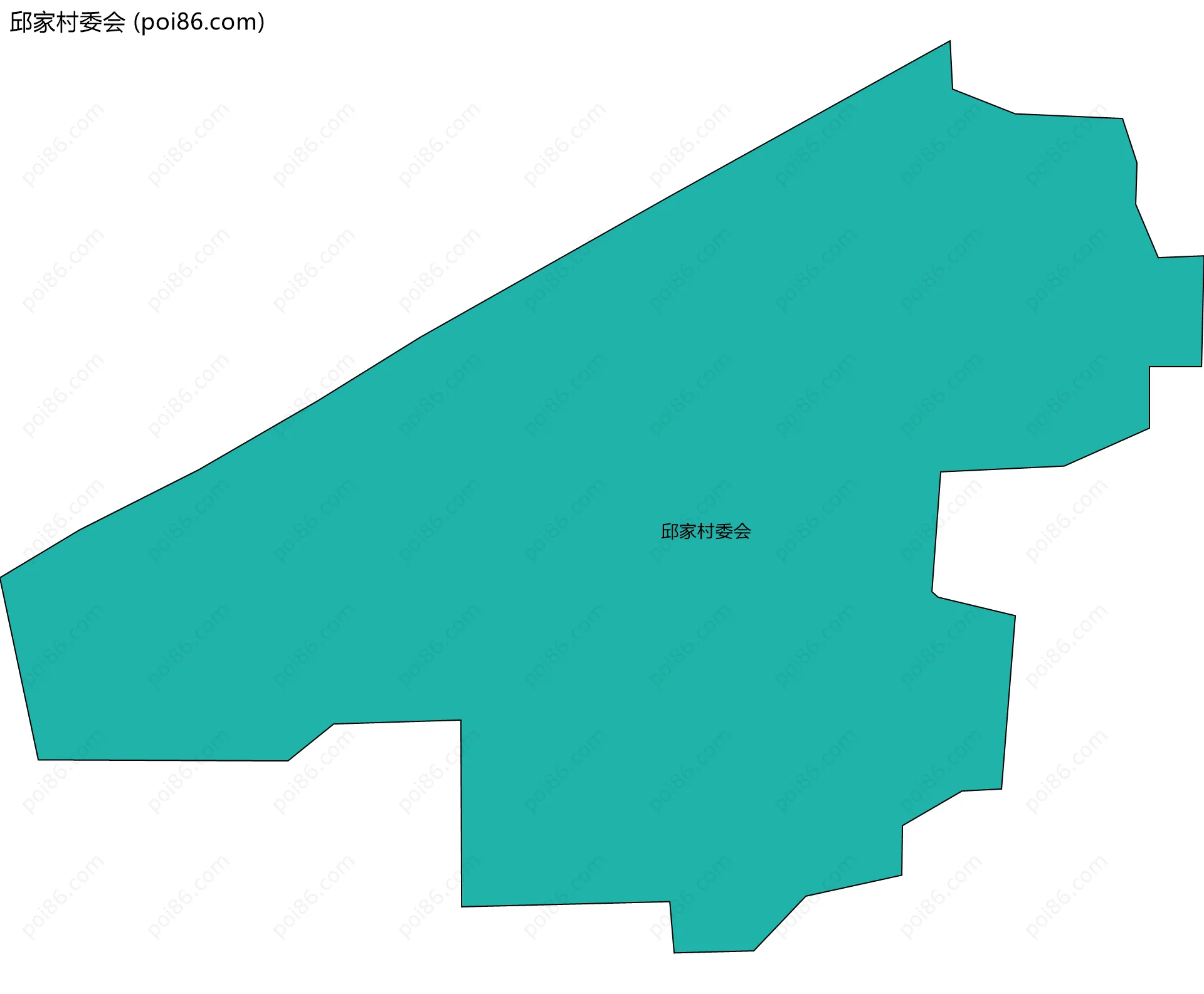 邱家村委会边界地图