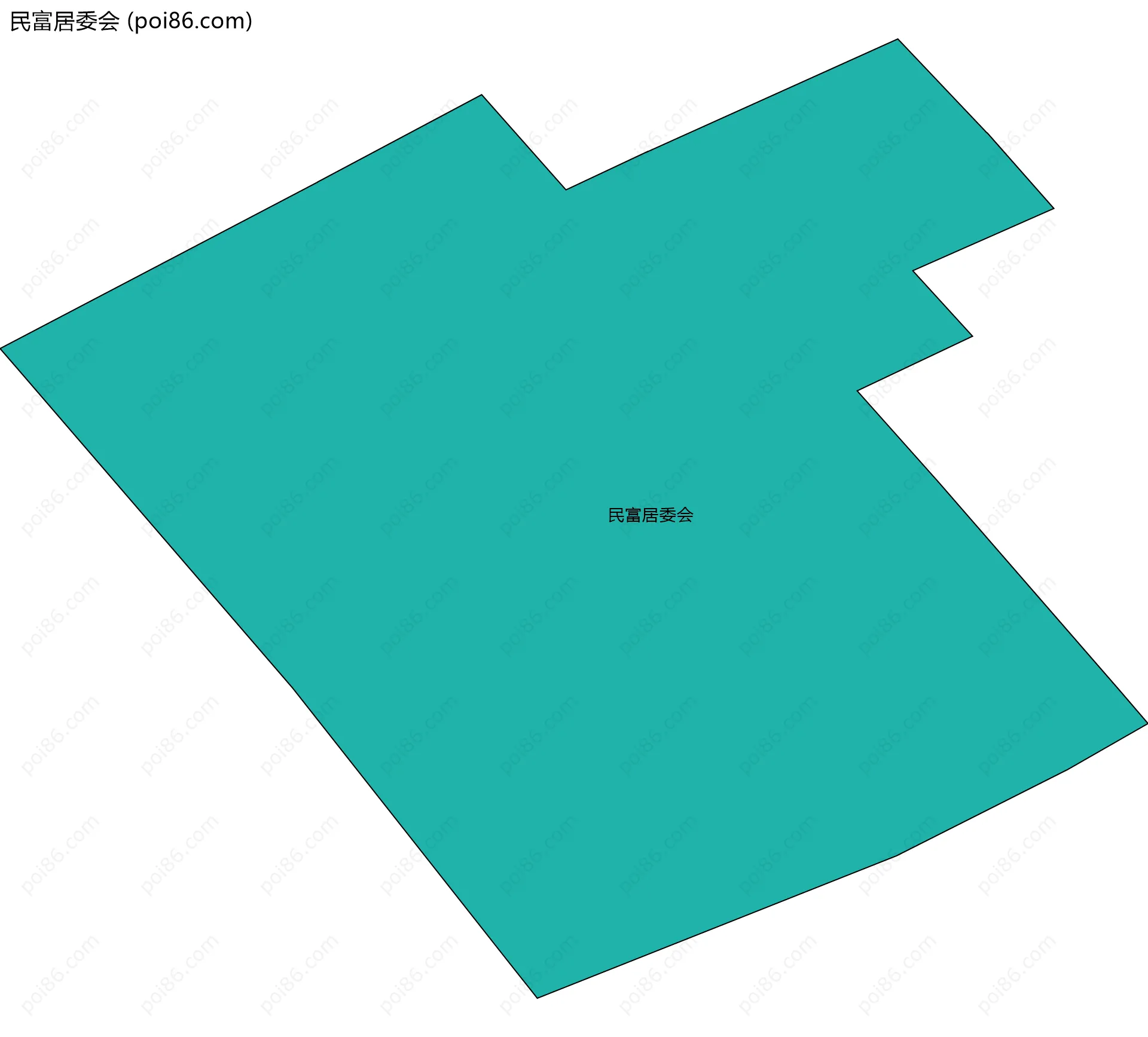 民富居委会边界地图
