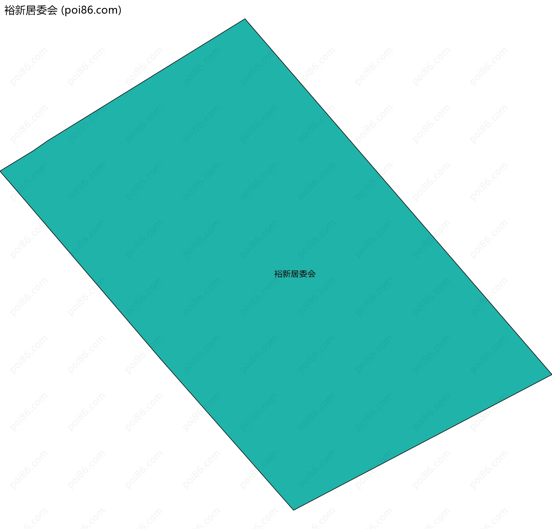 裕新居委会边界地图