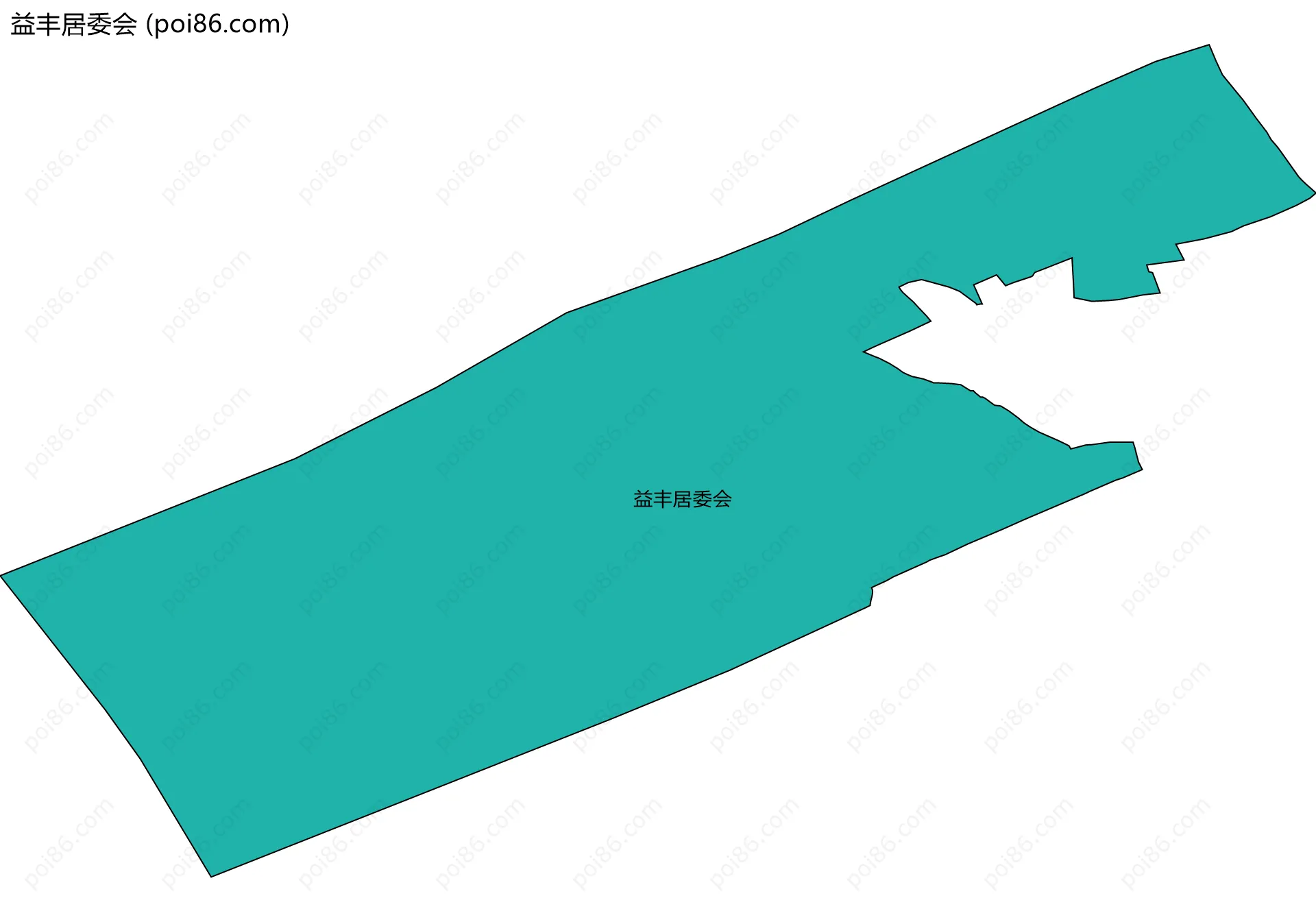 益丰居委会边界地图
