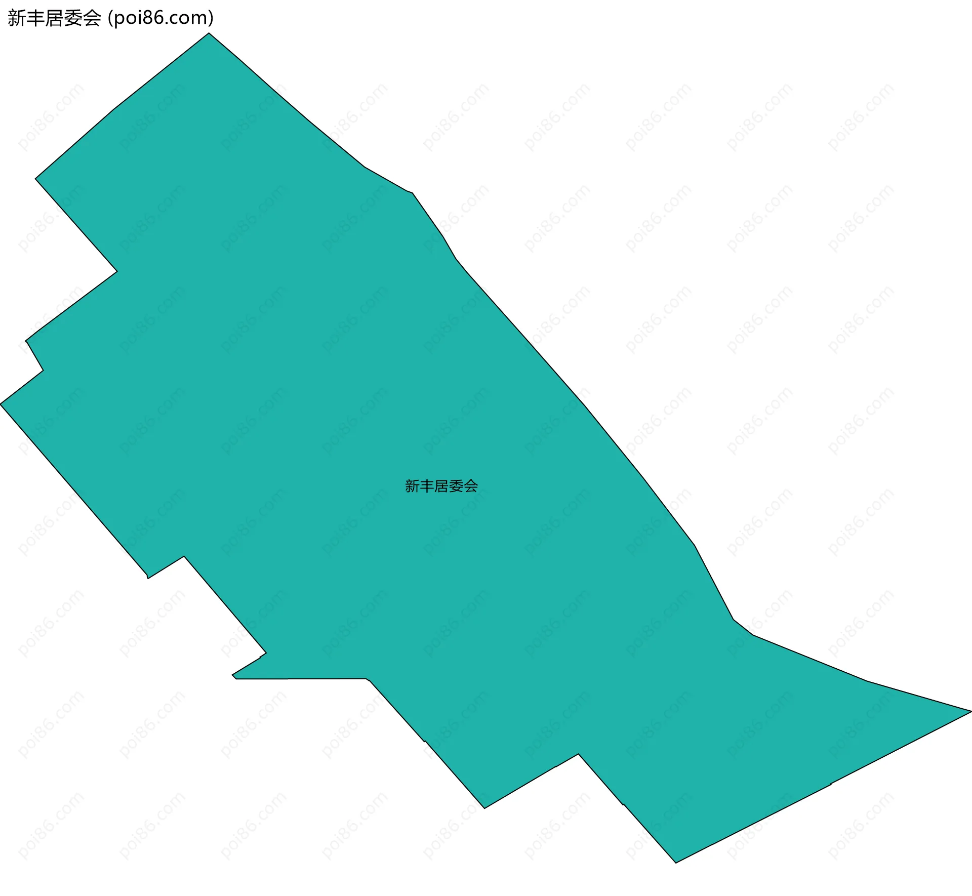 新丰居委会边界地图
