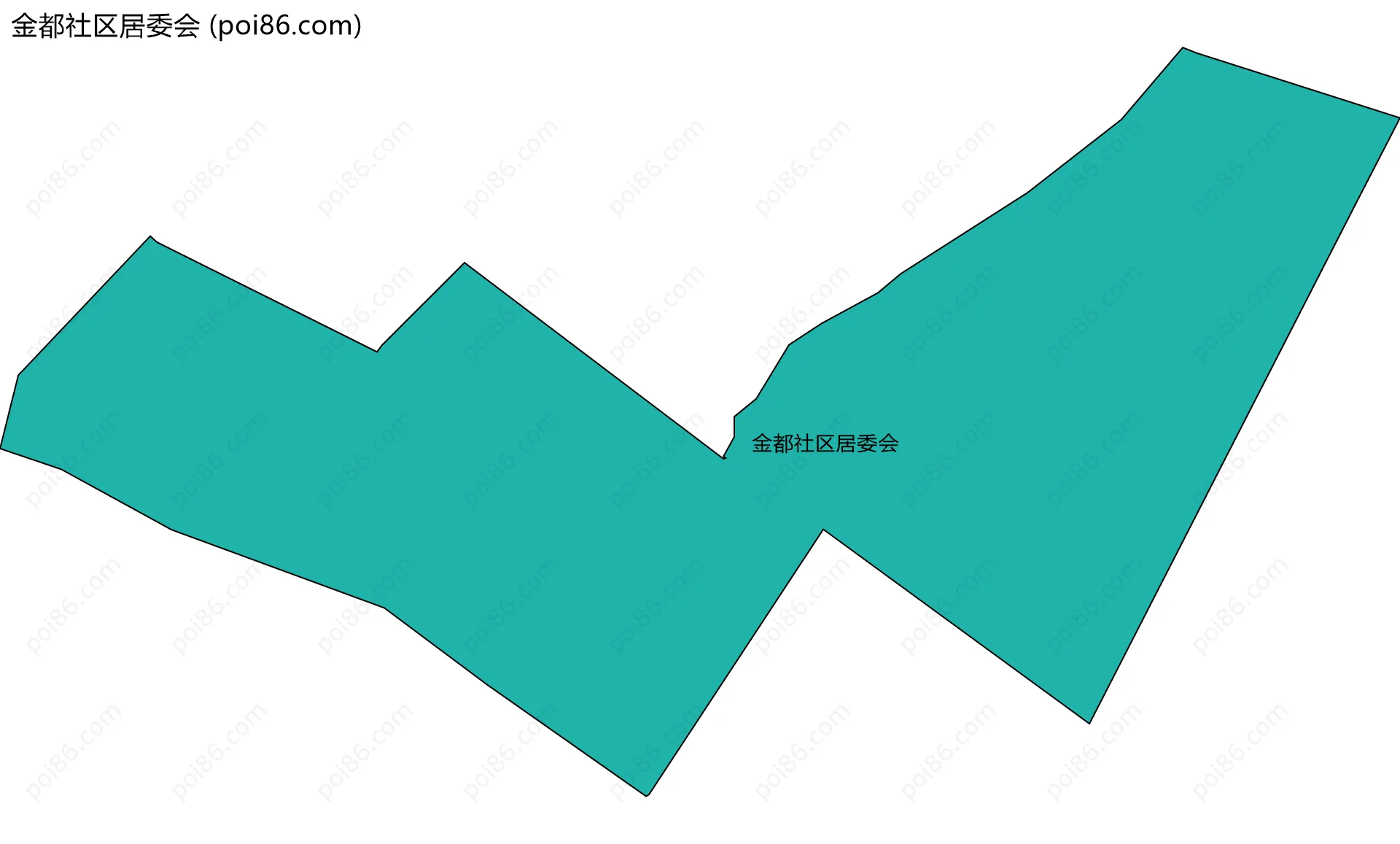 金都社区居委会边界地图