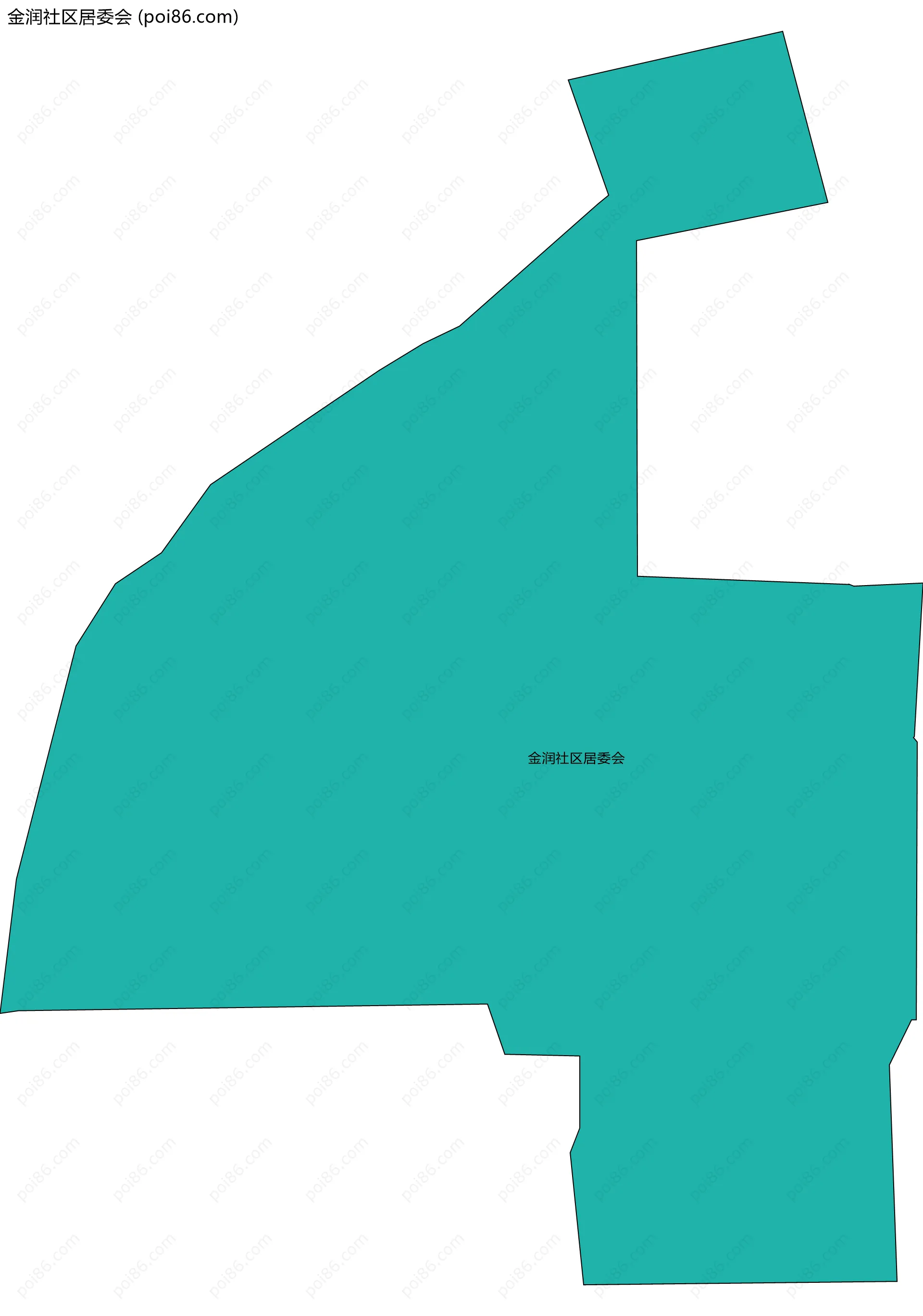 金润社区居委会边界地图