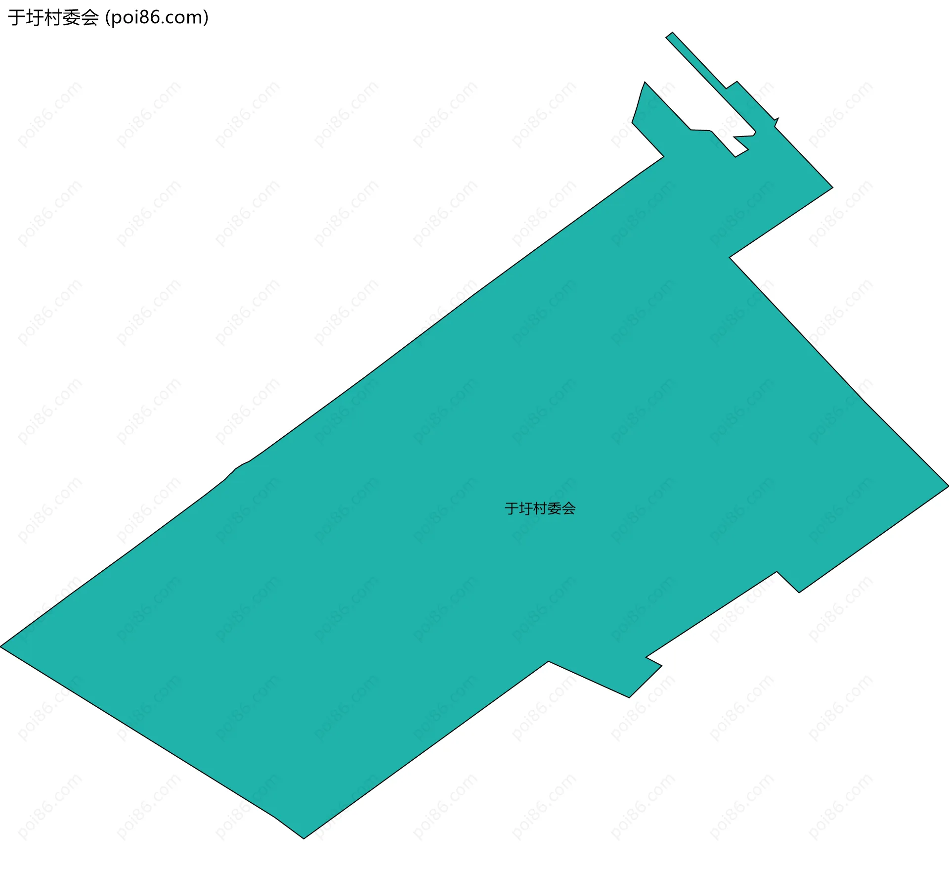 于圩村委会边界地图