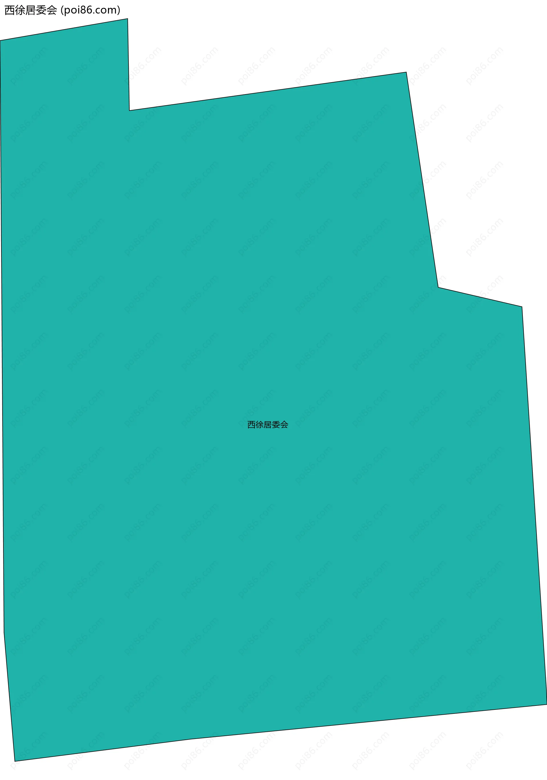 西徐居委会边界地图