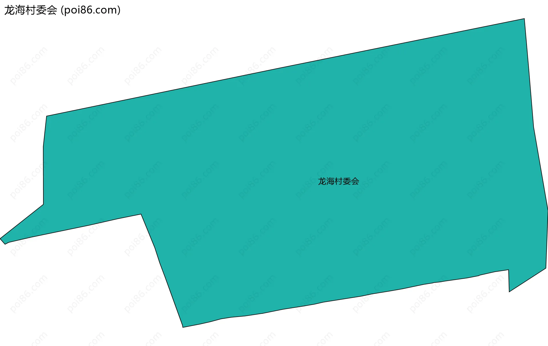 龙海村委会边界地图
