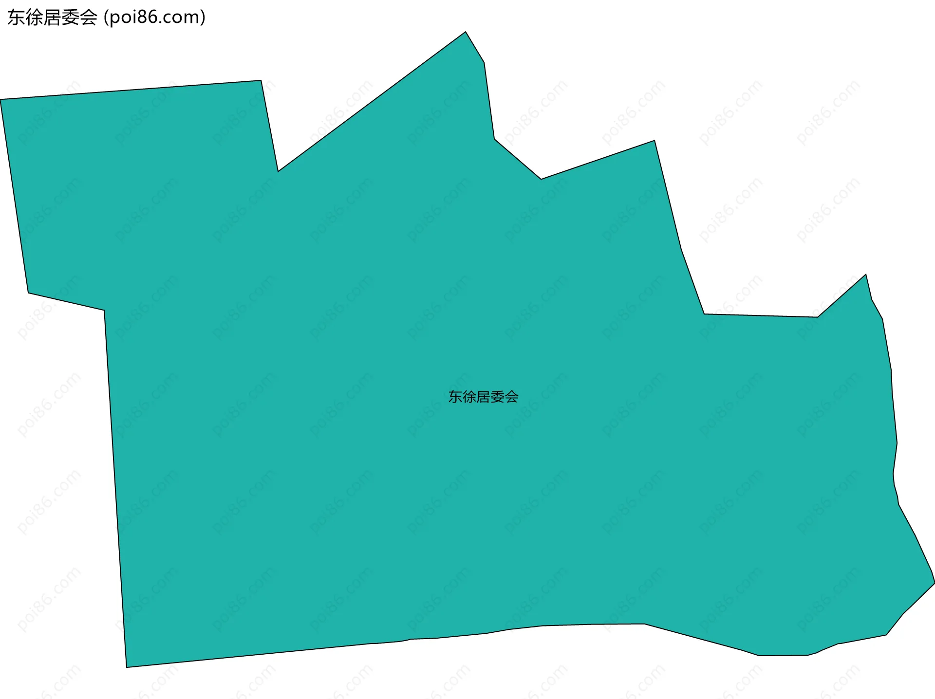 东徐居委会边界地图
