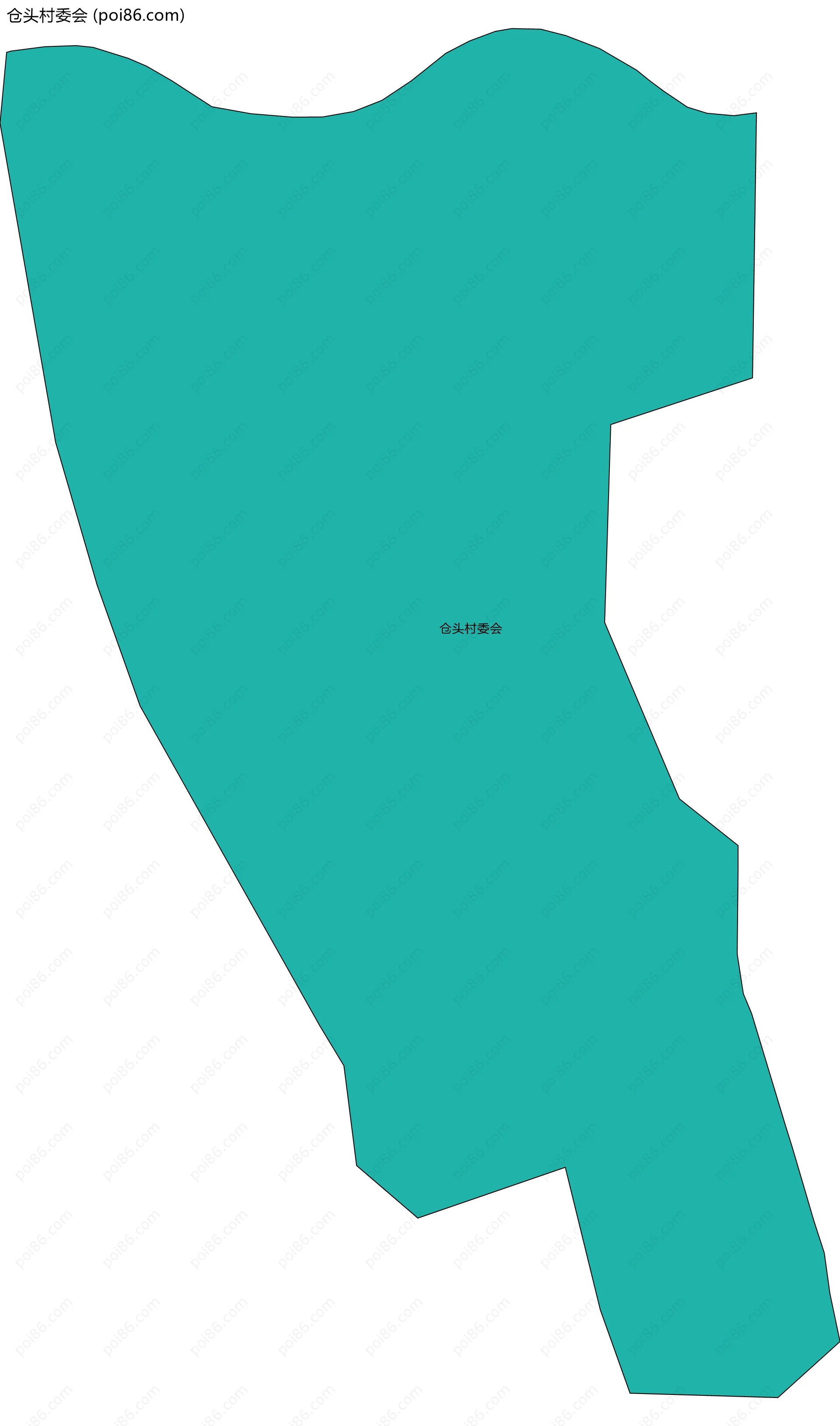 仓头村委会边界地图