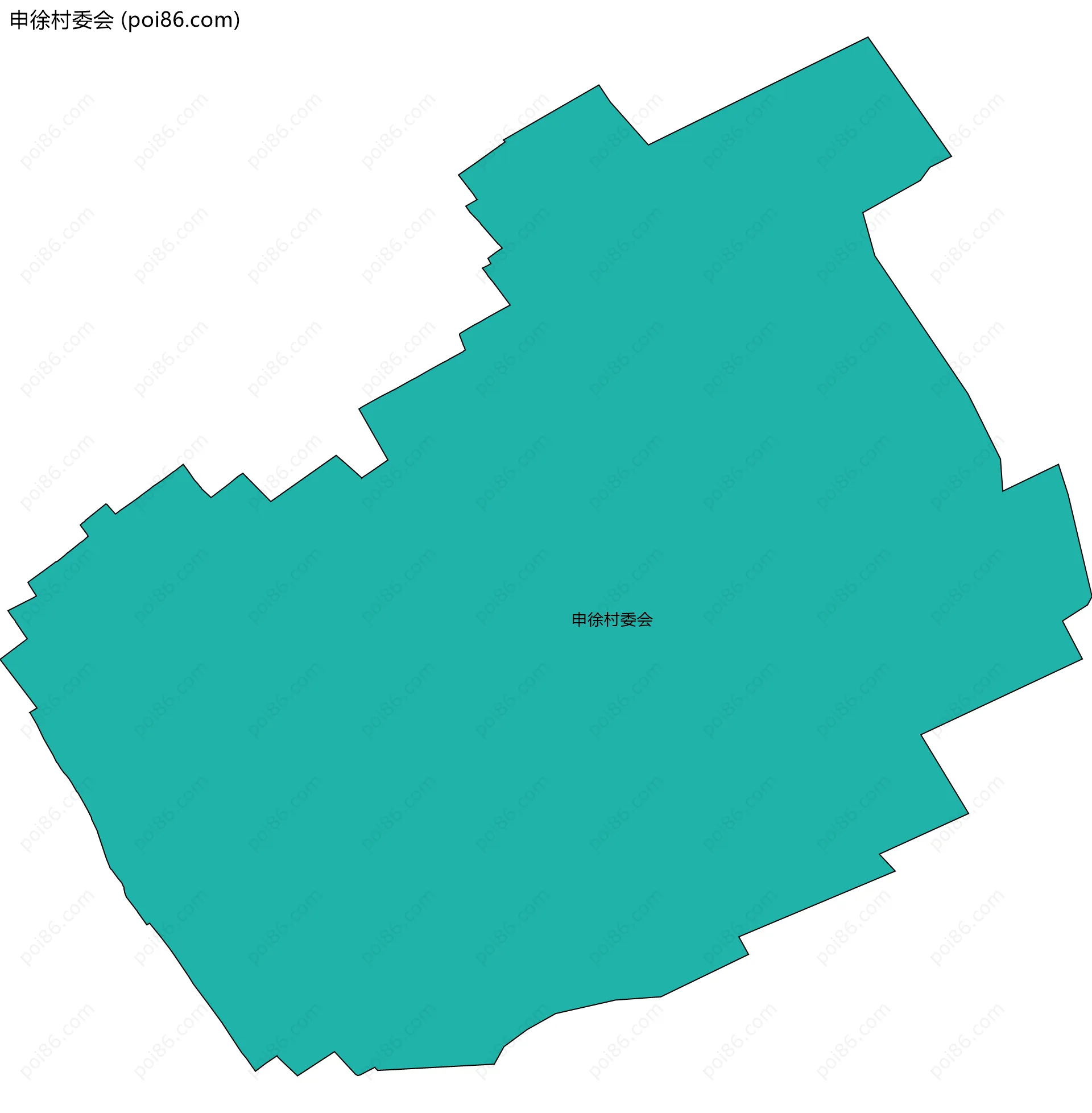 申徐村委会边界地图