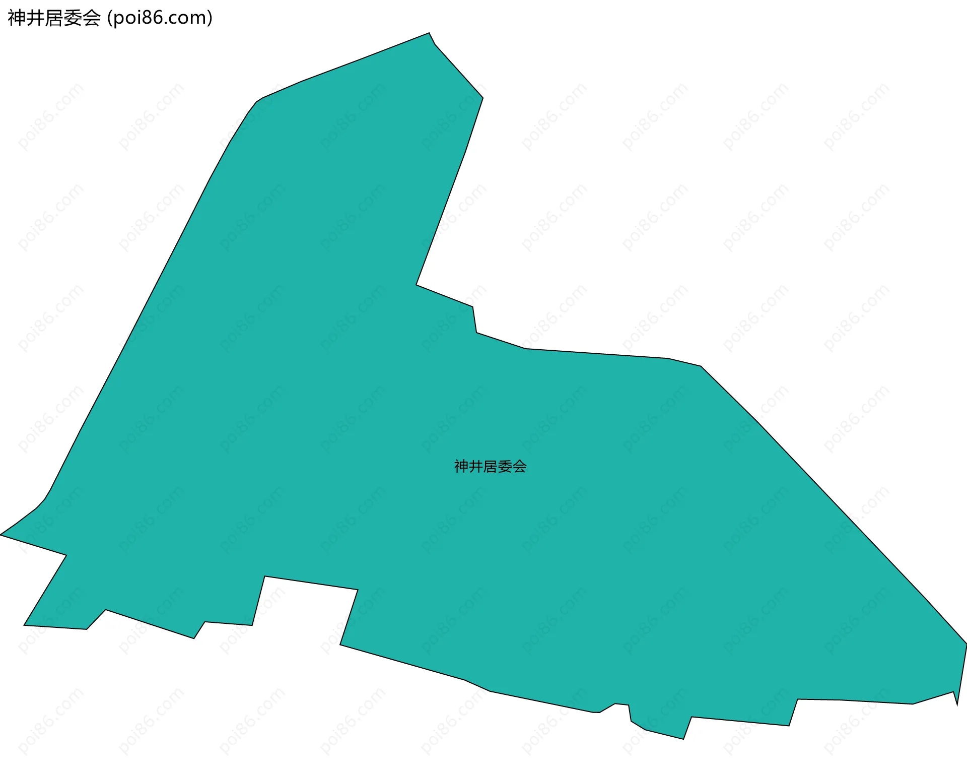 神井居委会边界地图