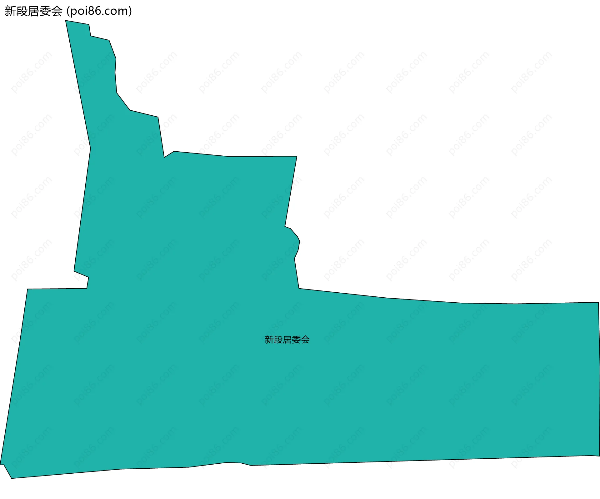 新段居委会边界地图