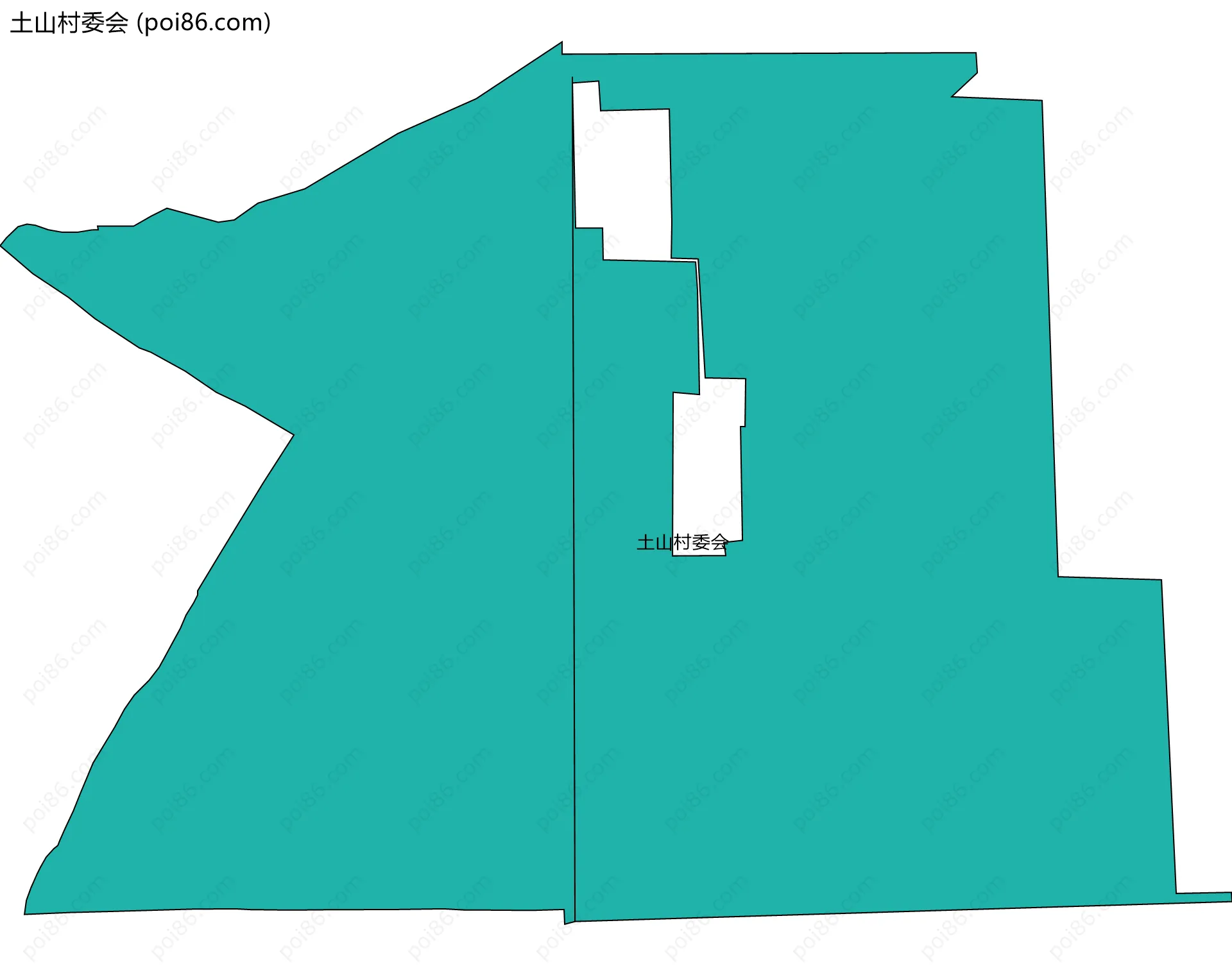 土山村委会边界地图