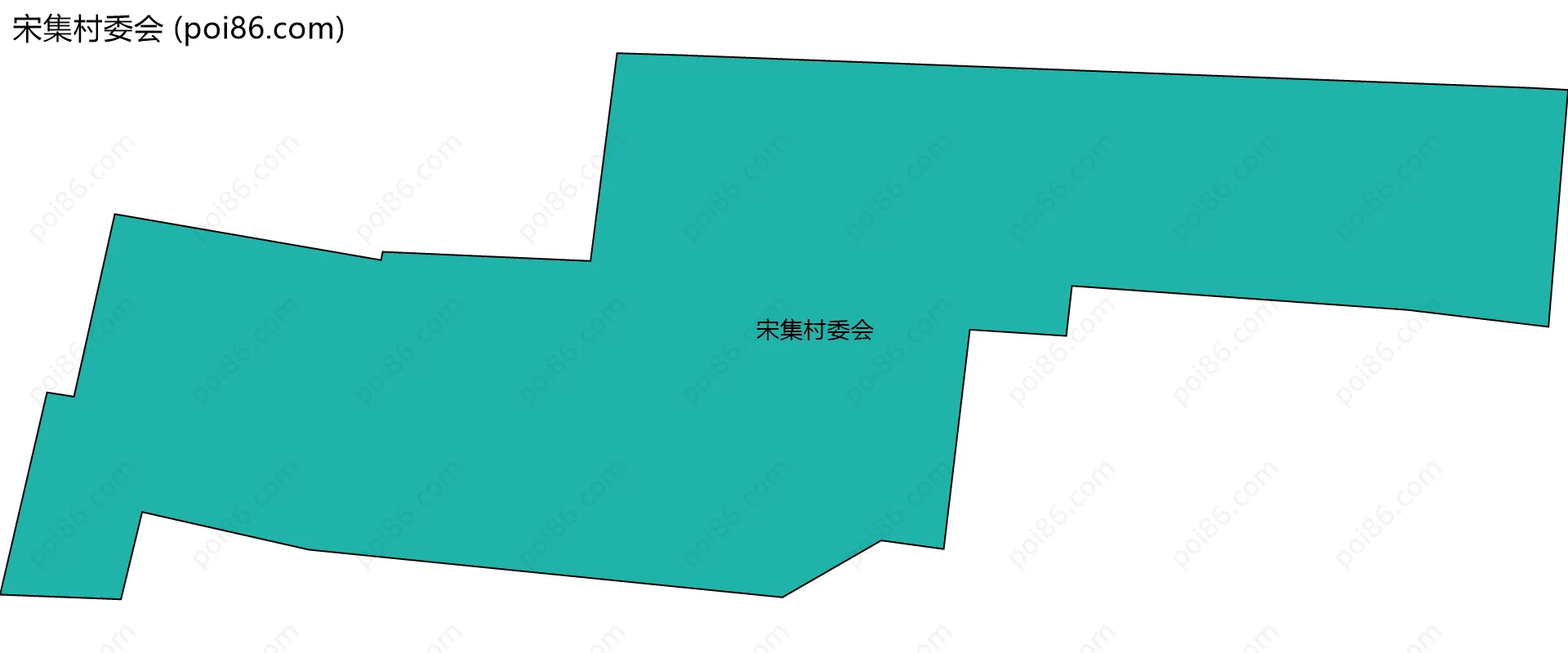 宋集村委会边界地图