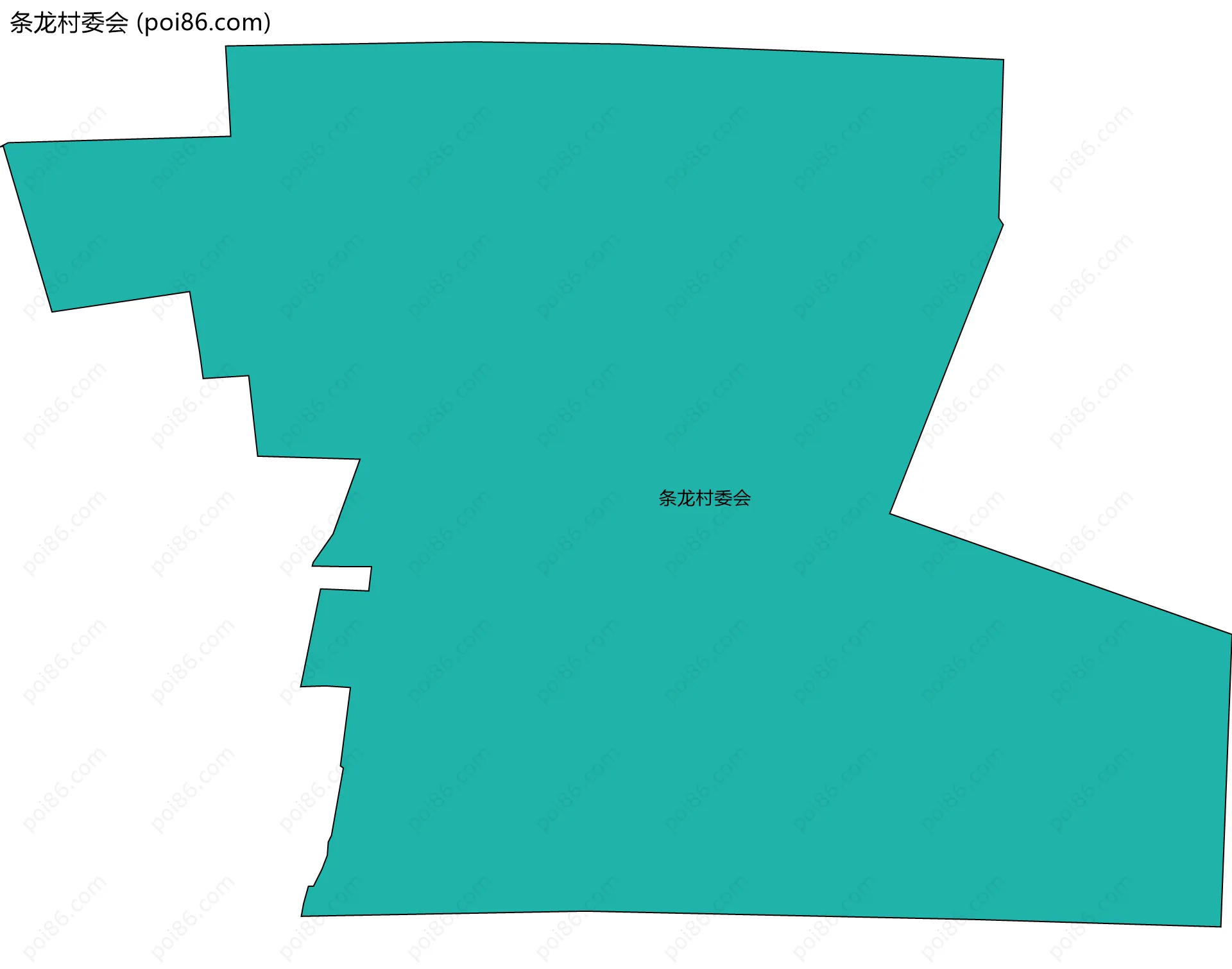 条龙村委会边界地图