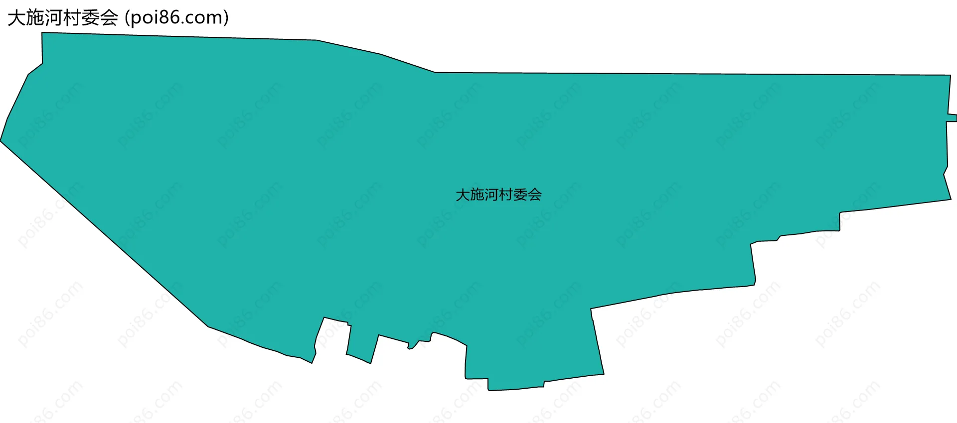 大施河村委会边界地图