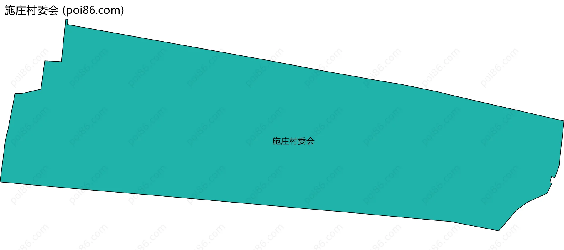 施庄村委会边界地图
