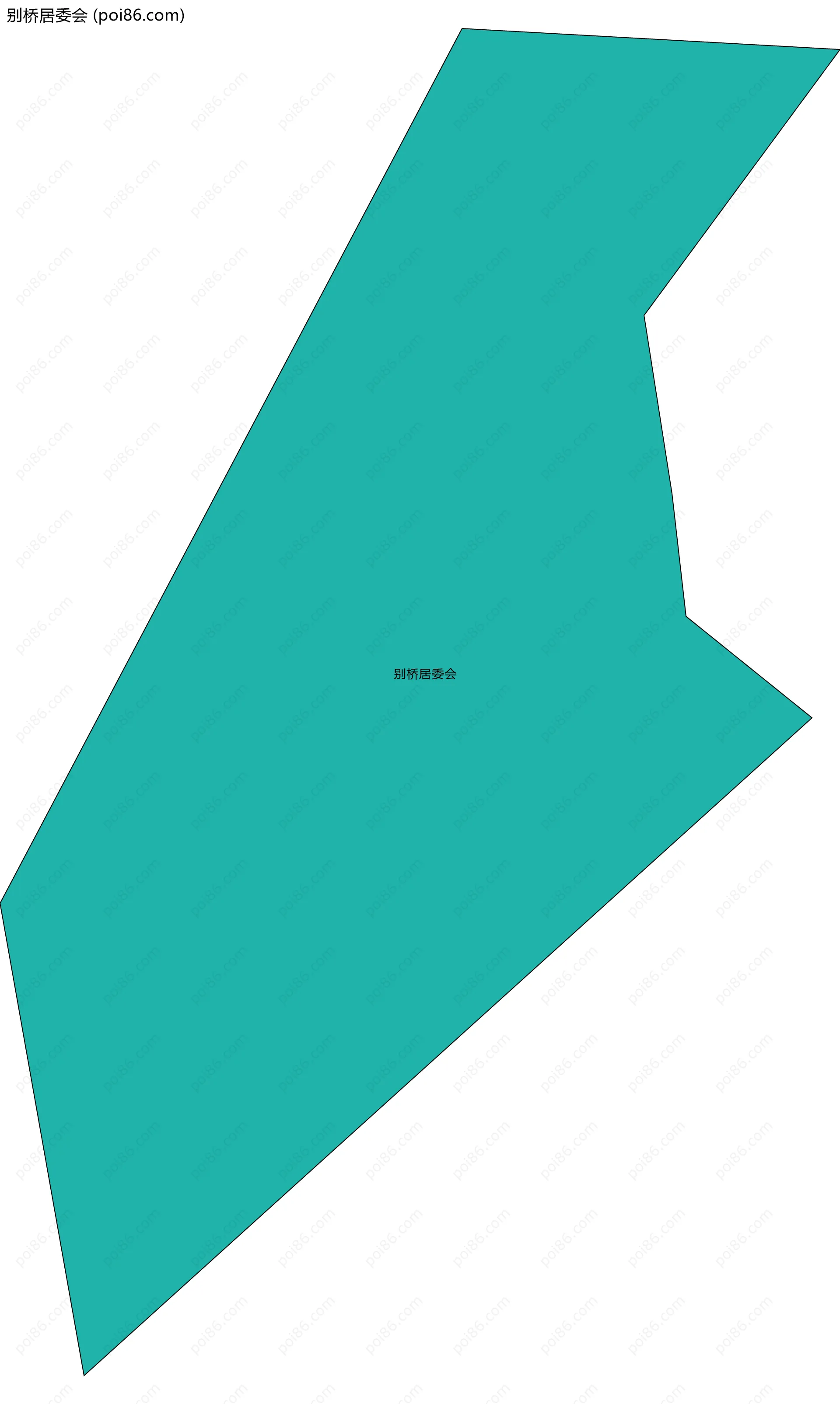 别桥居委会边界地图