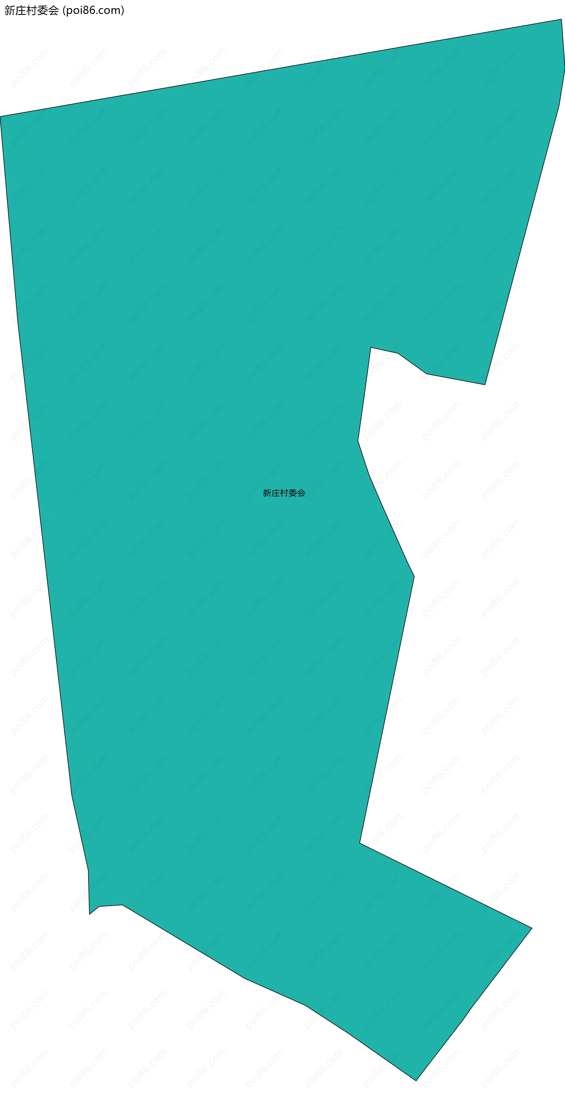 新庄村委会边界地图