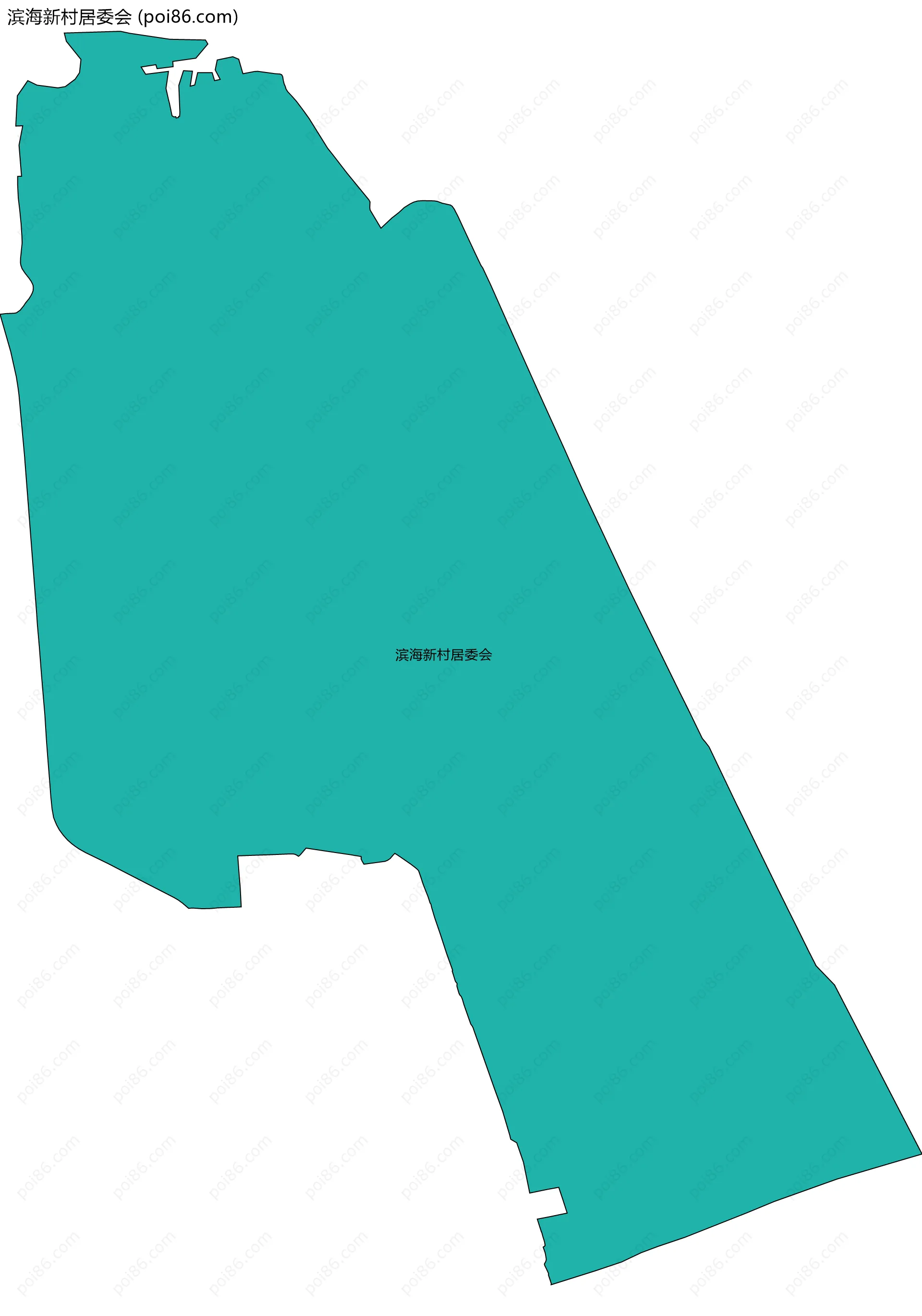 滨海新村居委会边界地图