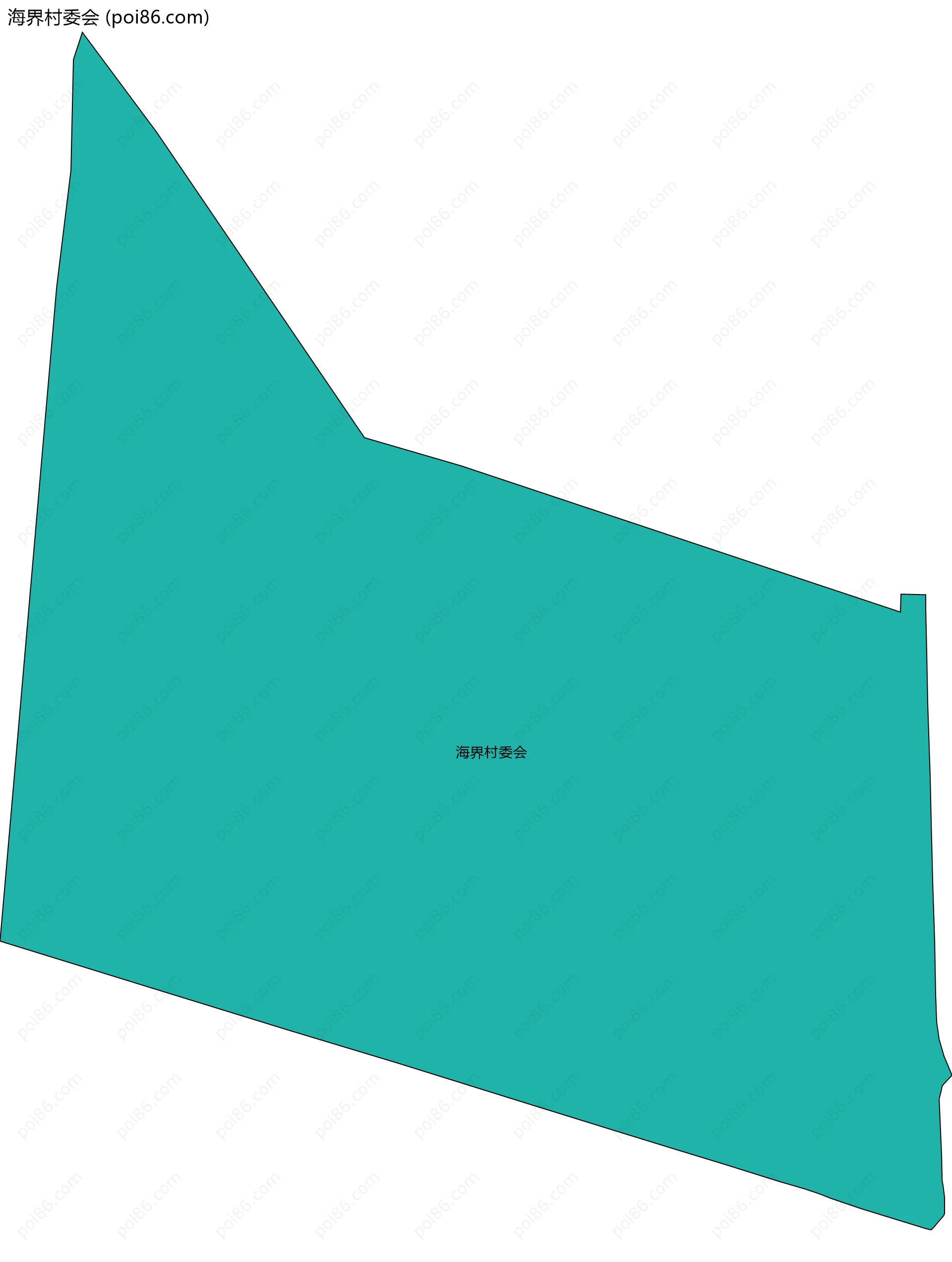 海界村委会边界地图