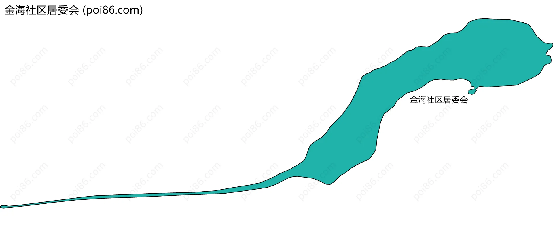 金海社区居委会边界地图