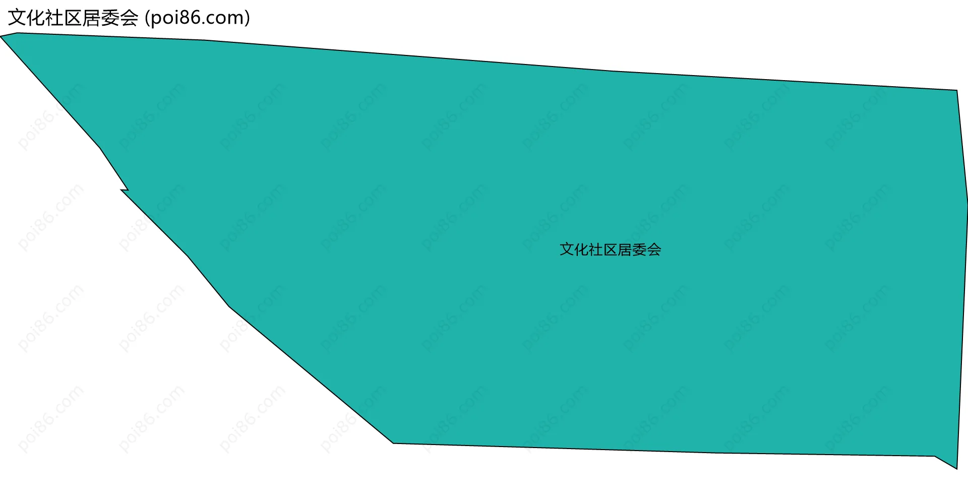 文化社区居委会边界地图