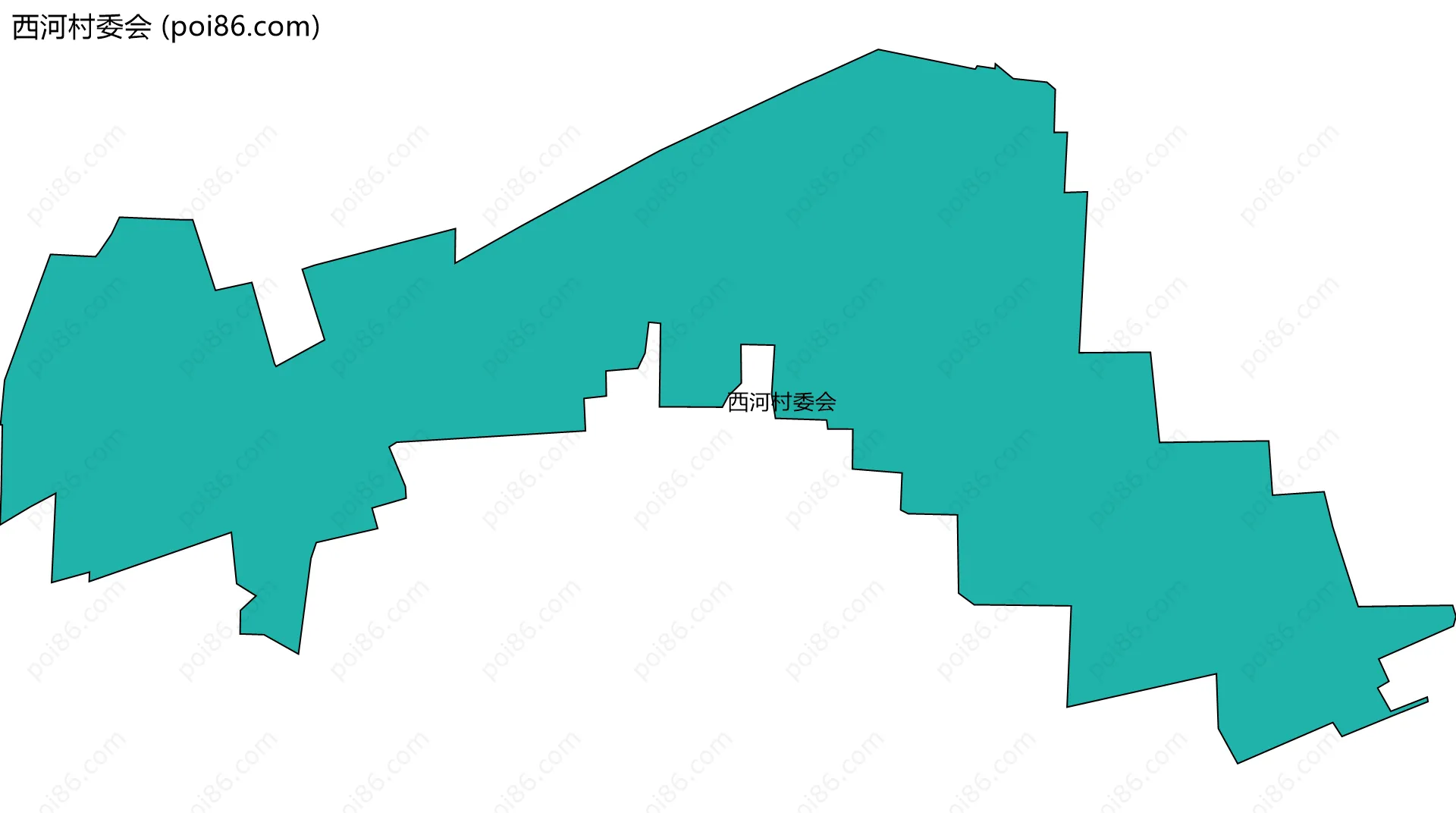 西河村委会边界地图