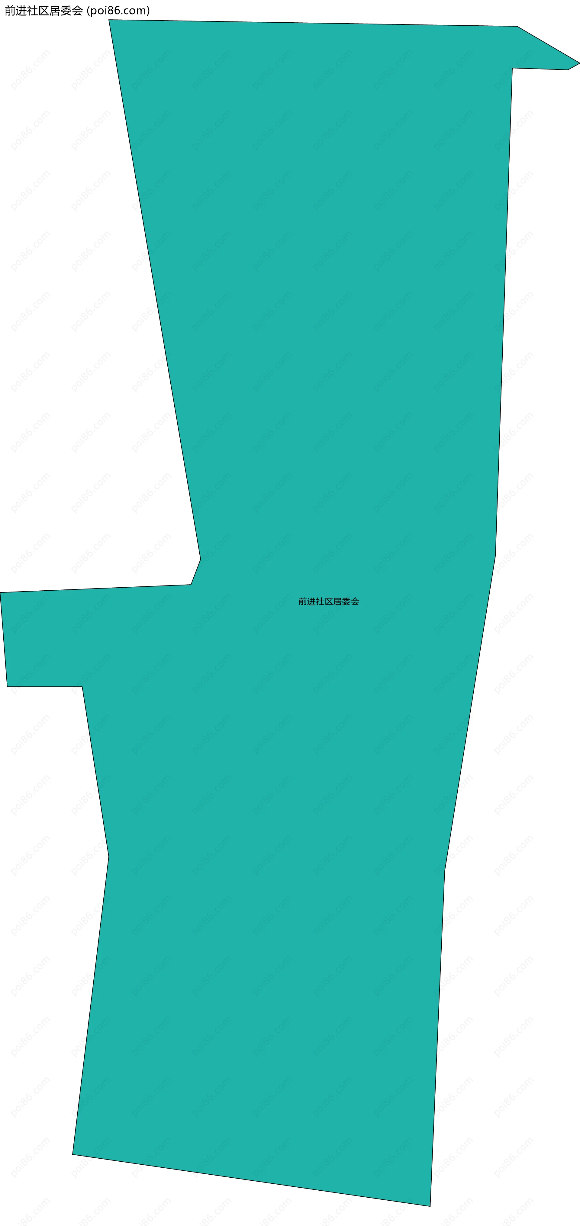 前进社区居委会边界地图