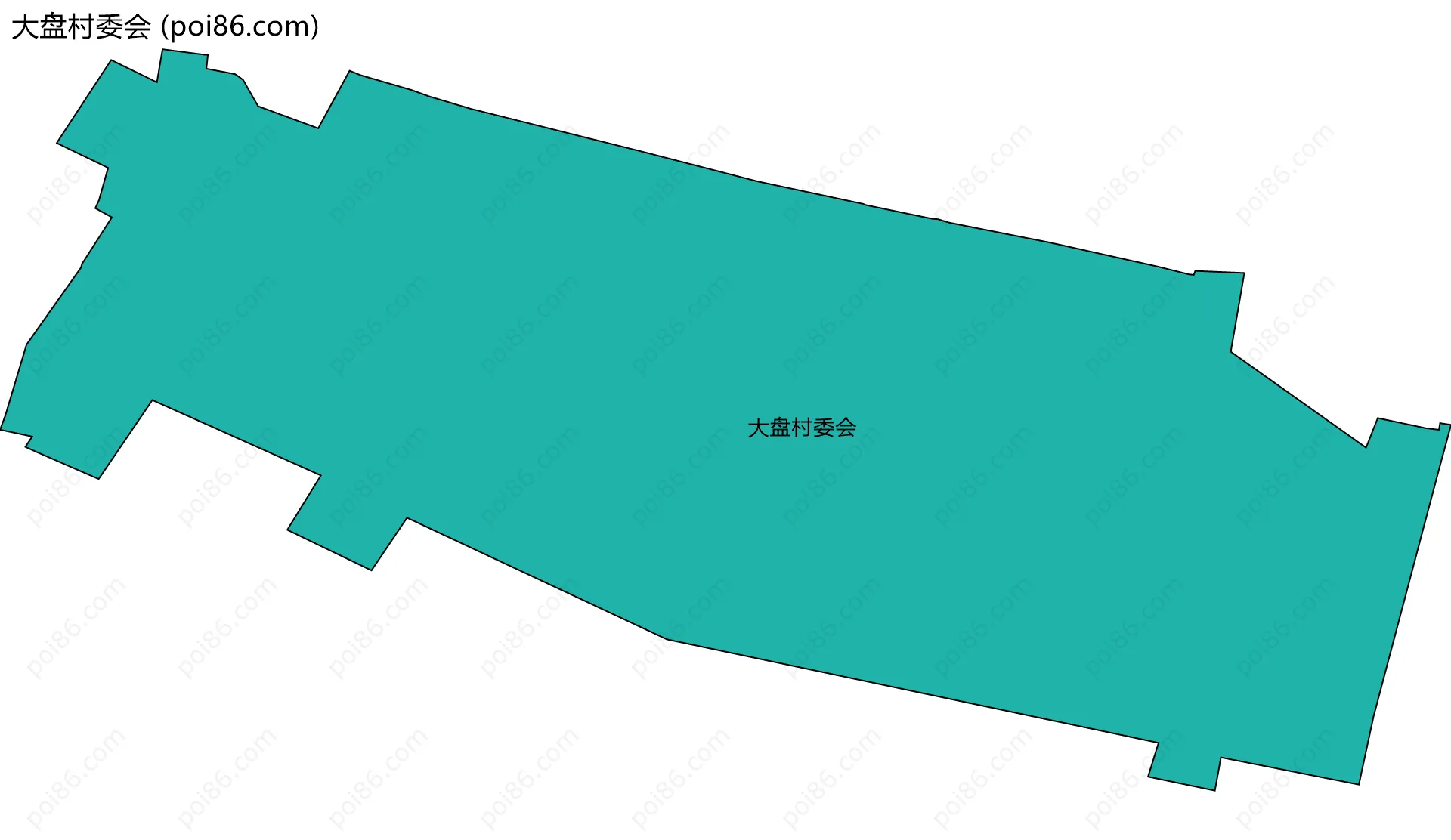 大盘村委会边界地图