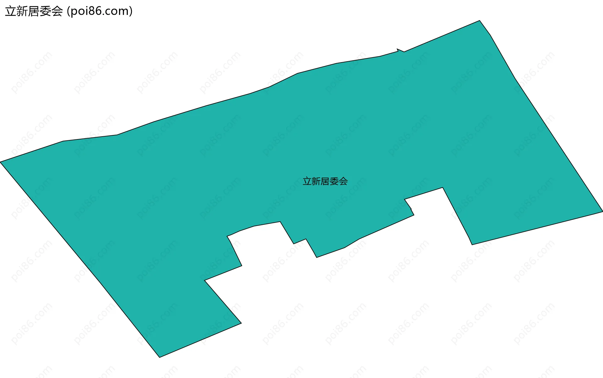 立新居委会边界地图