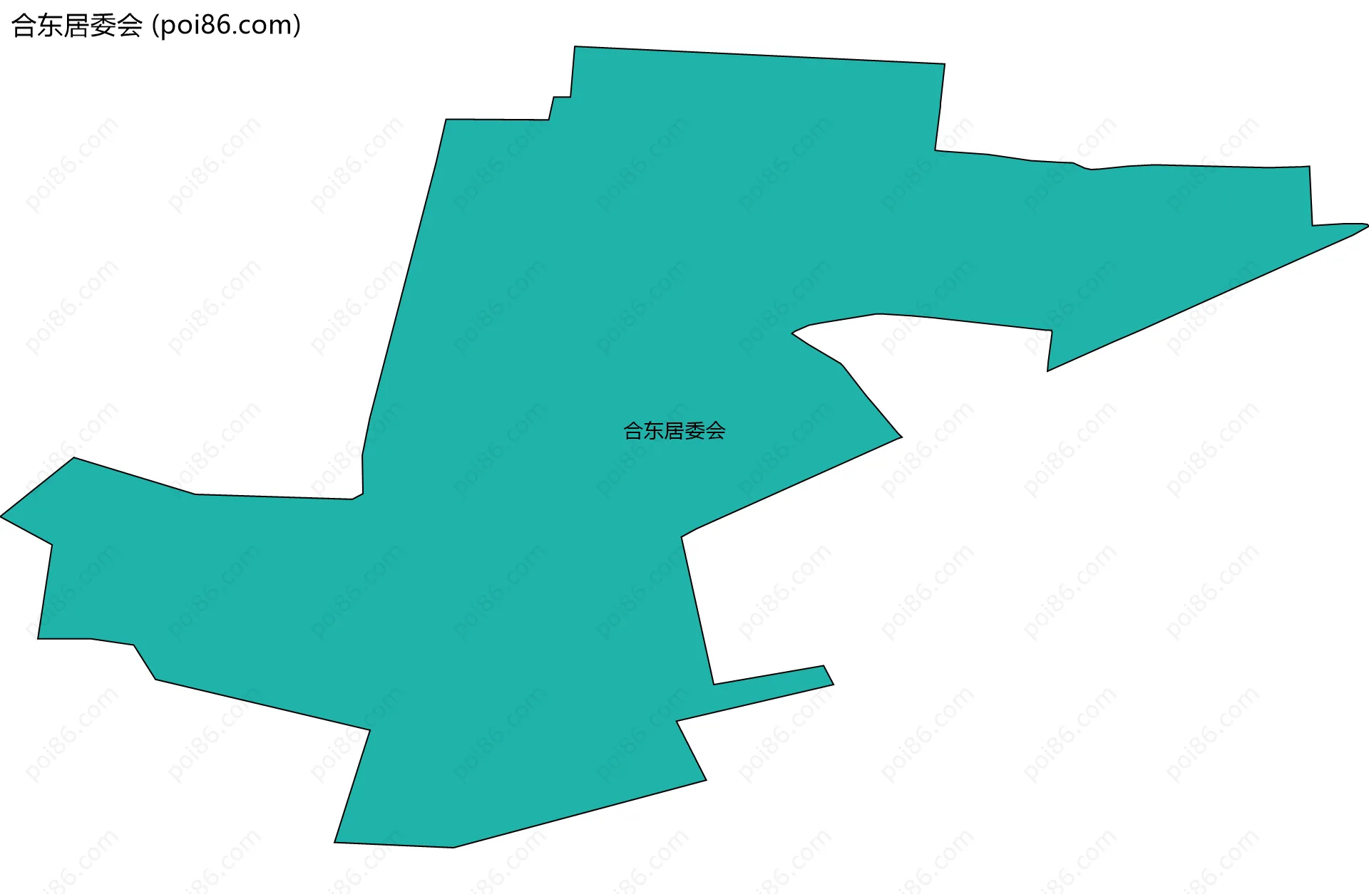 合东居委会边界地图