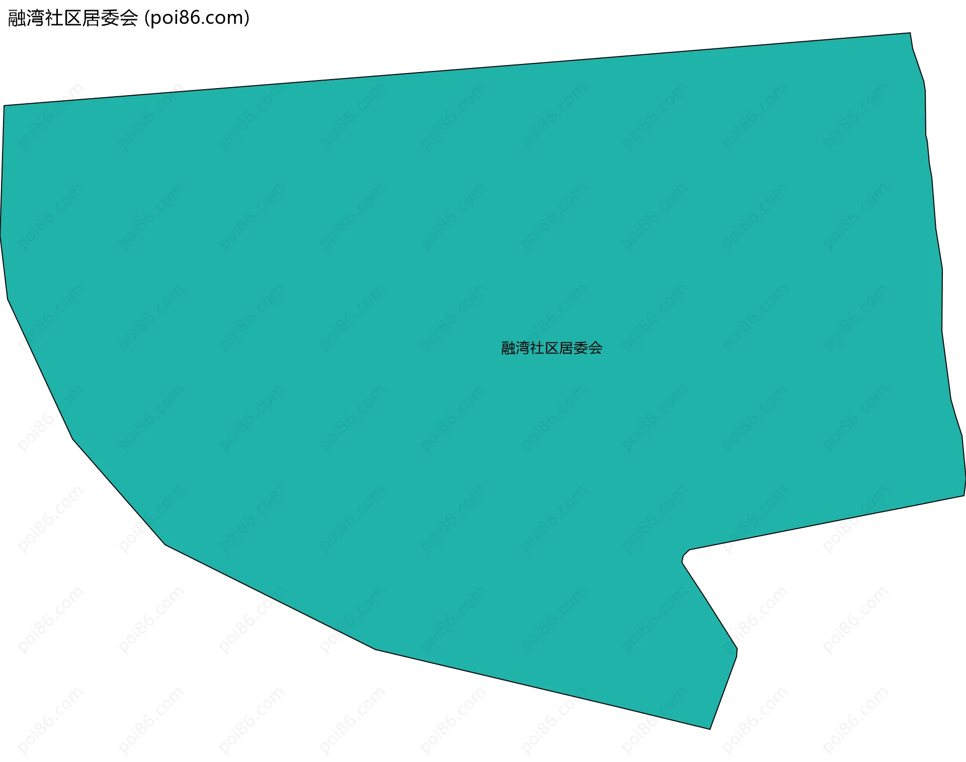融湾社区居委会边界地图