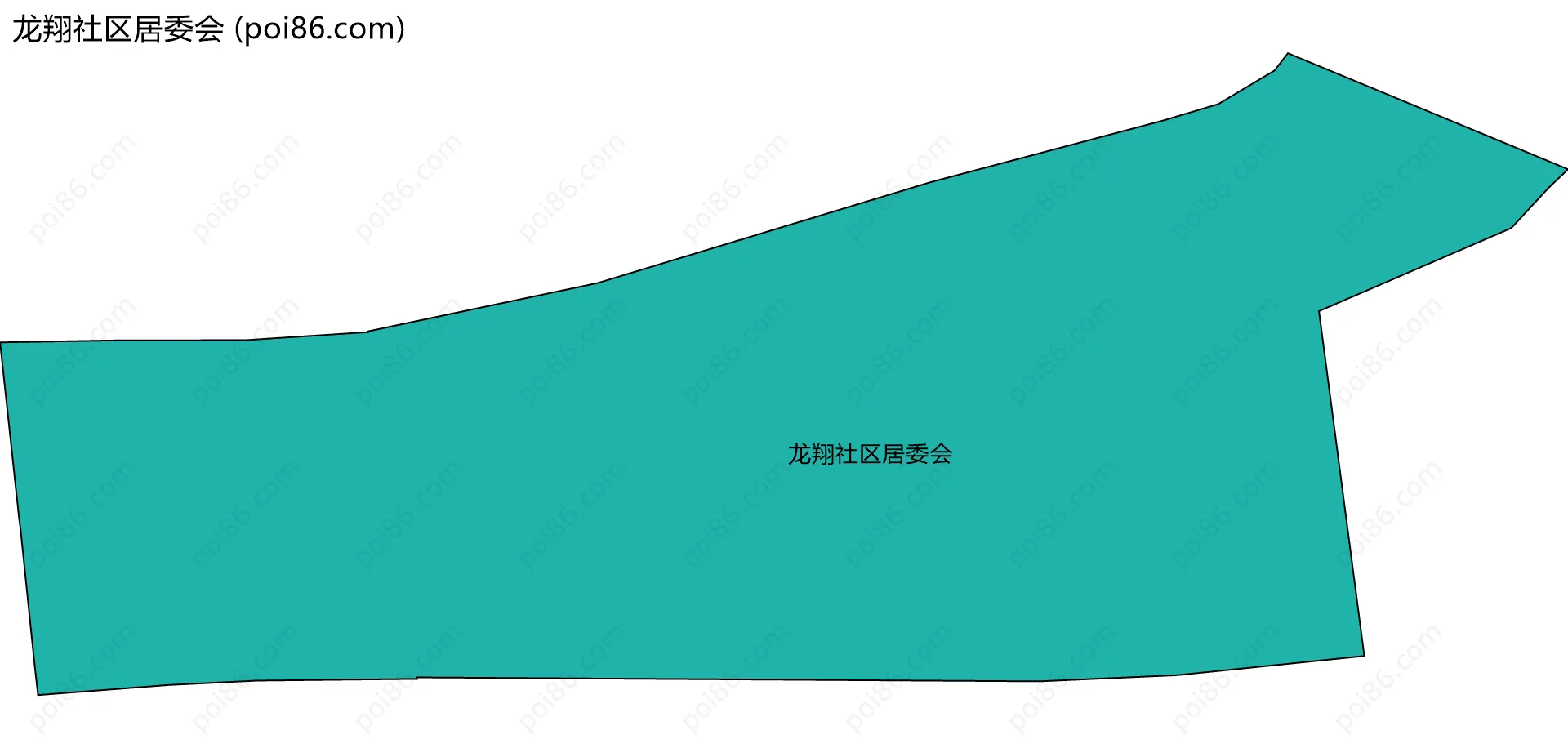 龙翔社区居委会边界地图